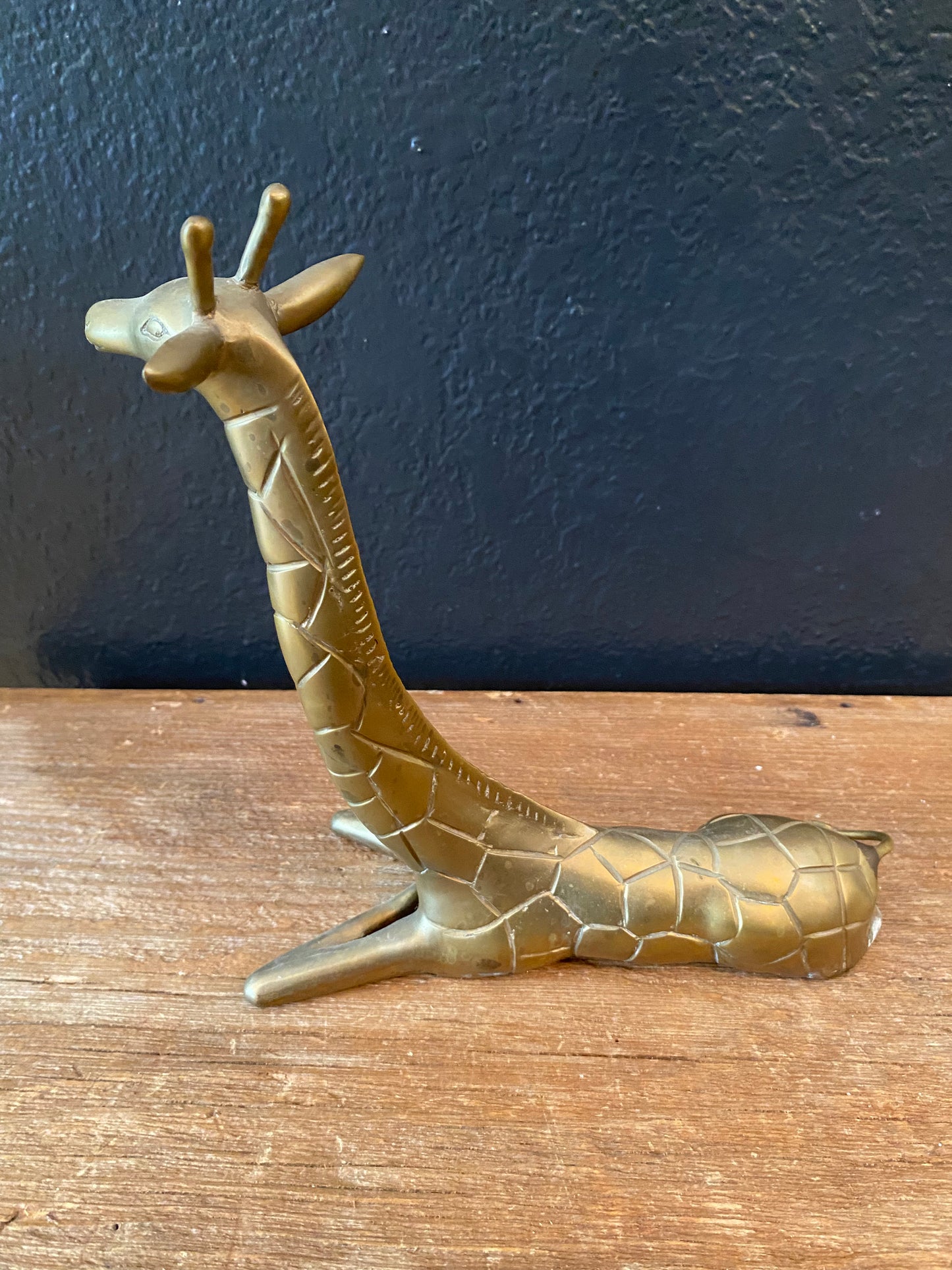 Brass Giraffe | Laying Down