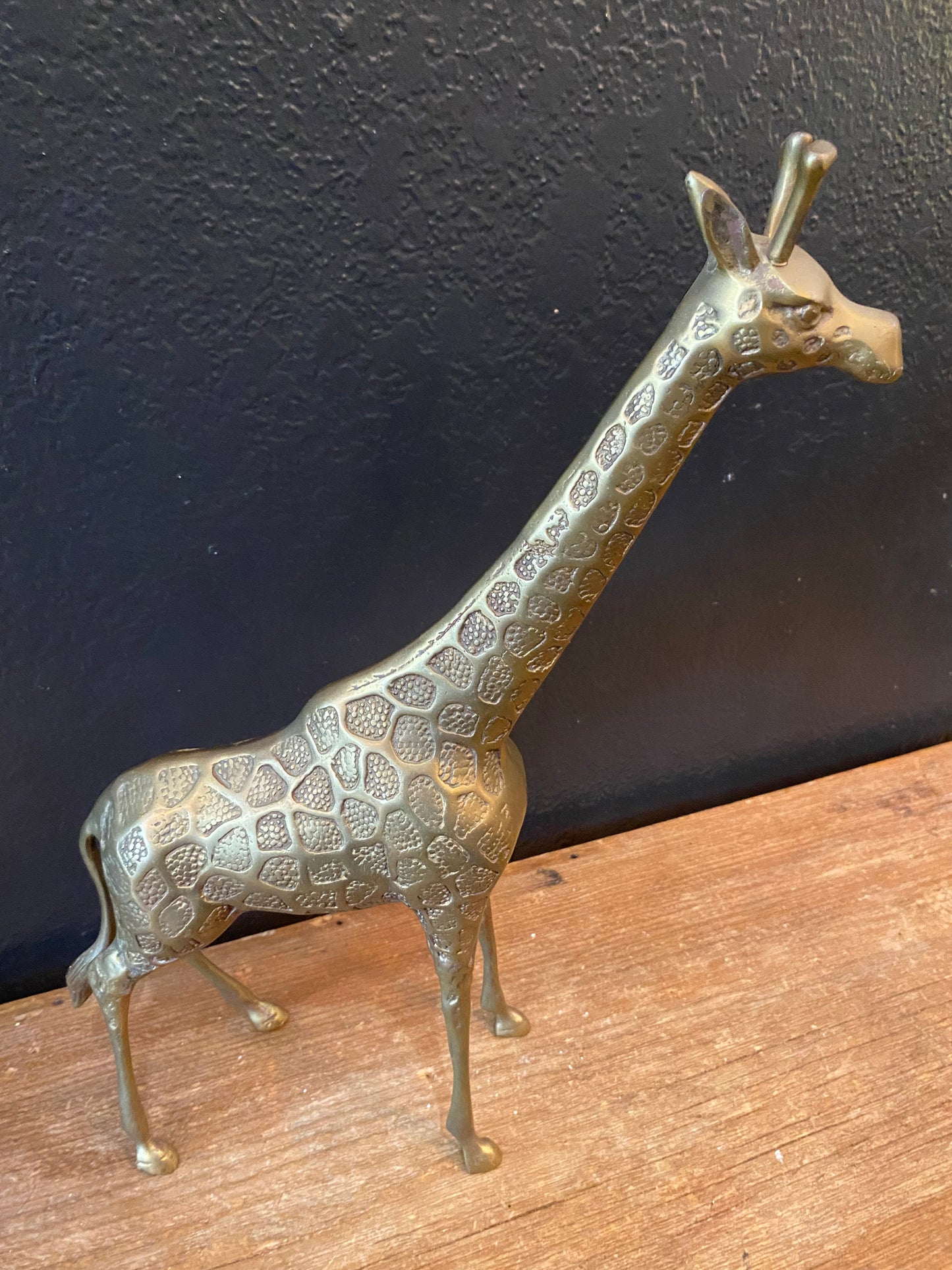 Large Brass Giraffe