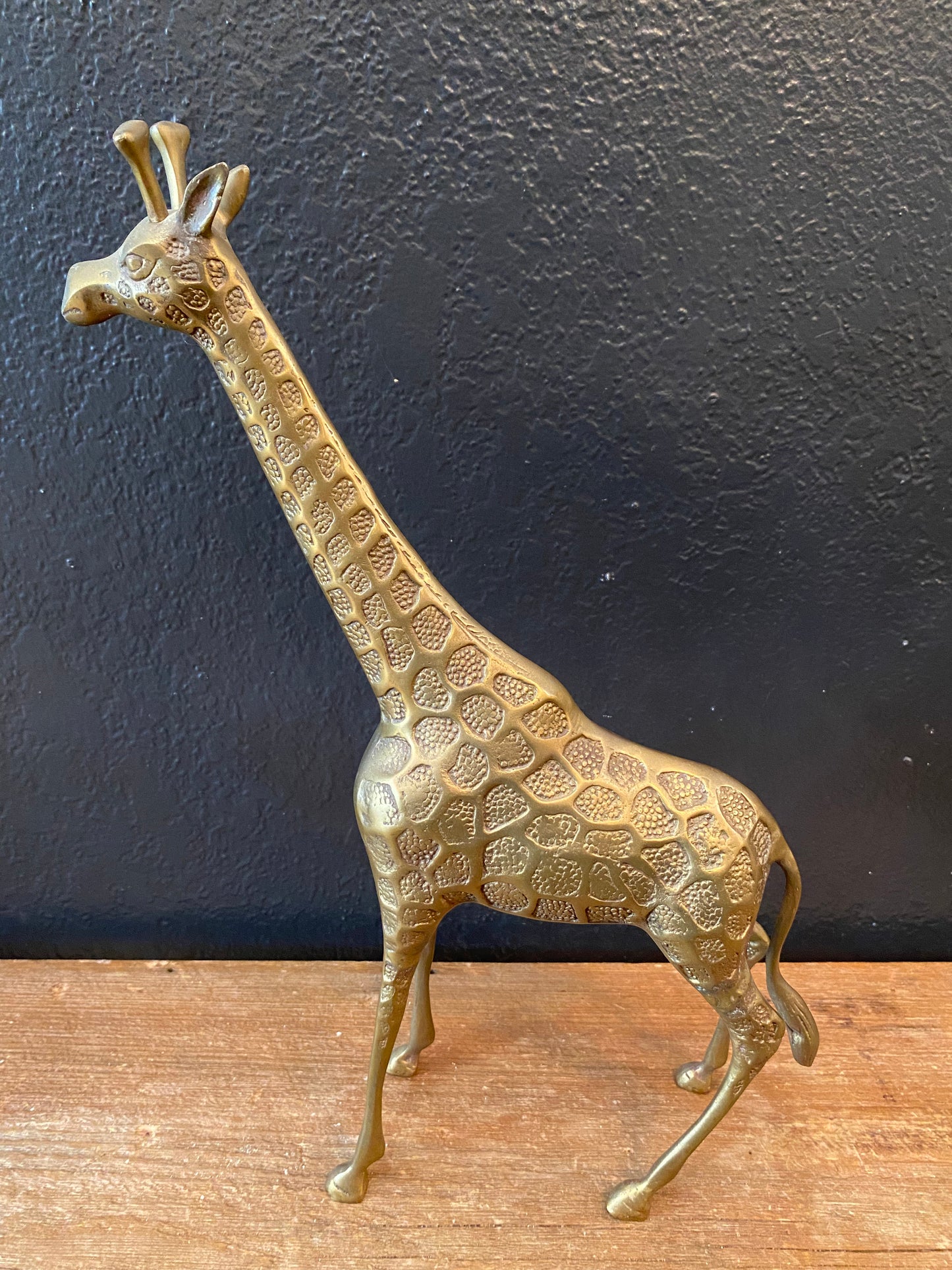 Large Brass Giraffe