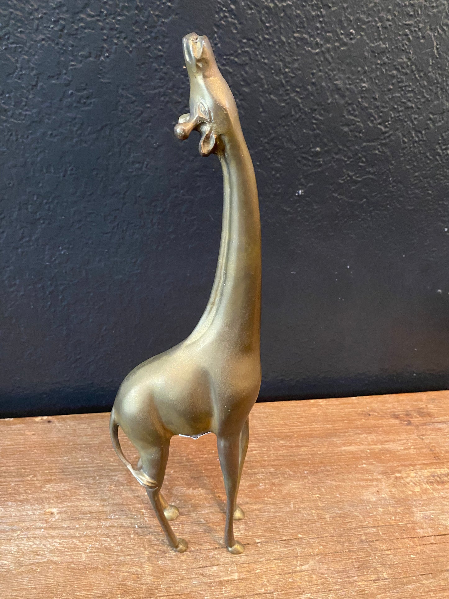 Brass Giraffe | Looking Up