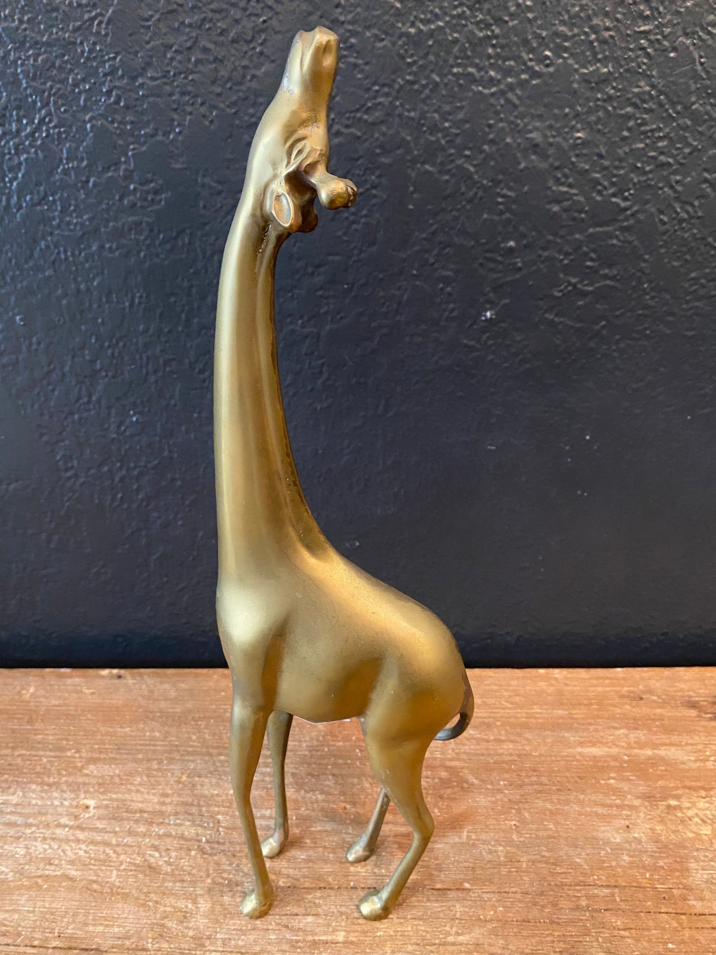 Brass Giraffe | Looking Up