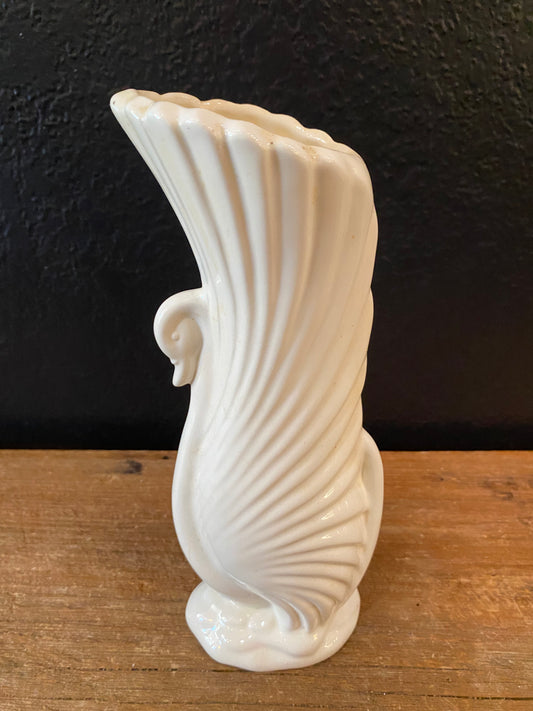 MCM Style Swan Vase