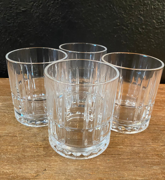 Cut Glass Rocks Glasses