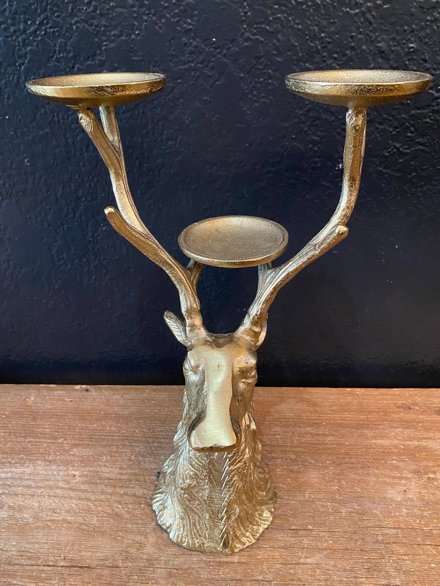 Gold Deer Candelabra