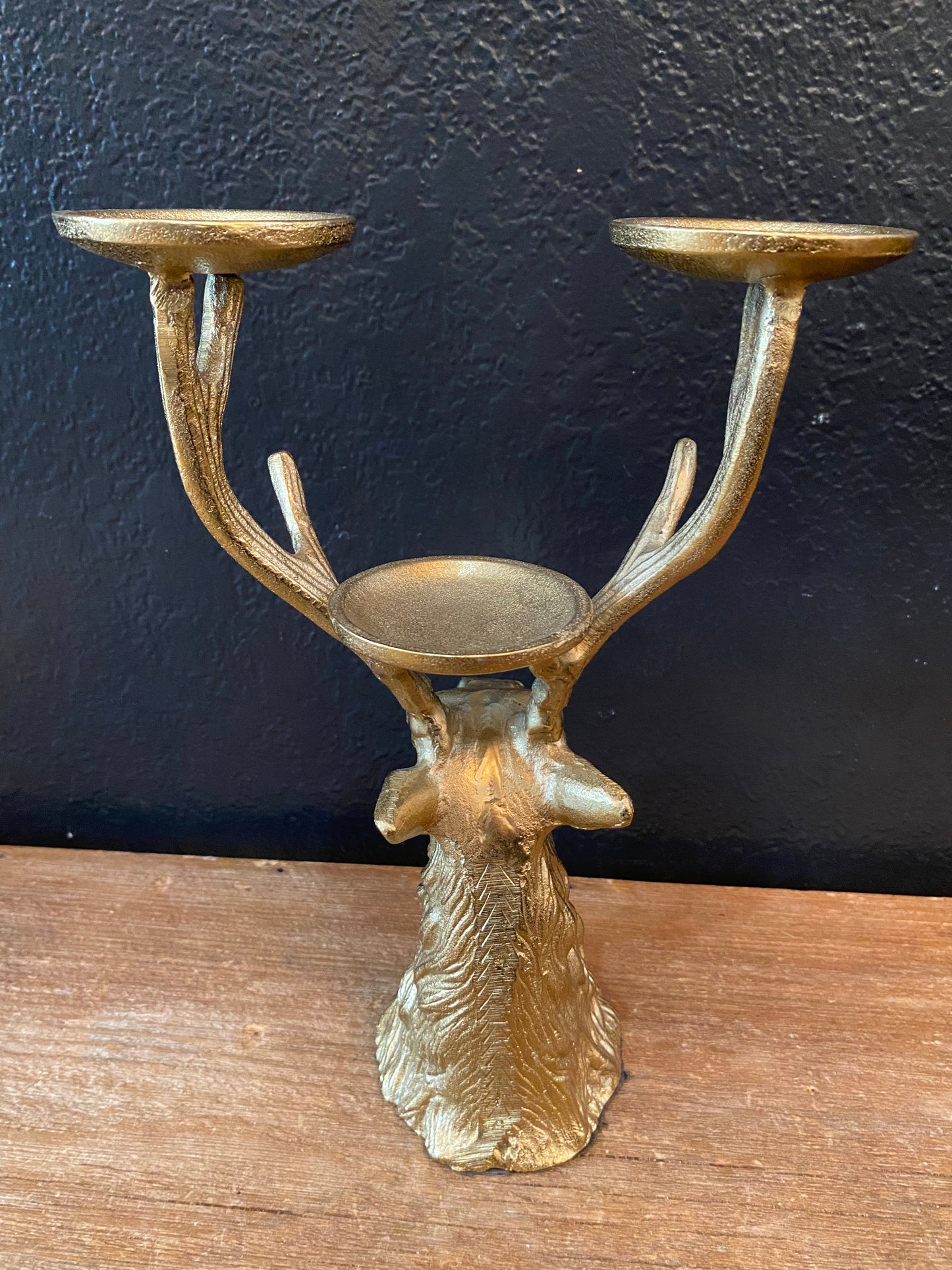 Gold Deer Candelabra