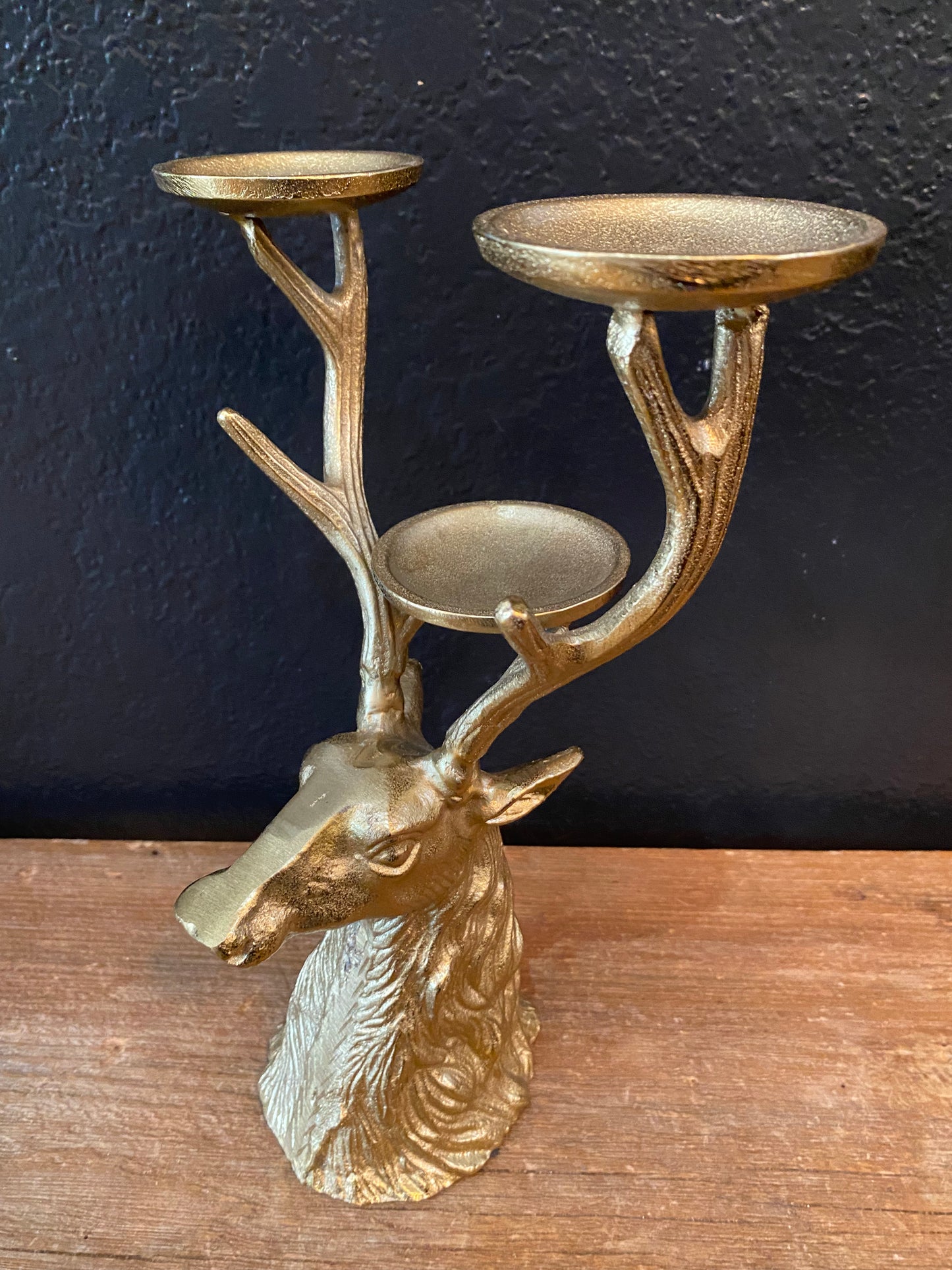 Gold Deer Candelabra