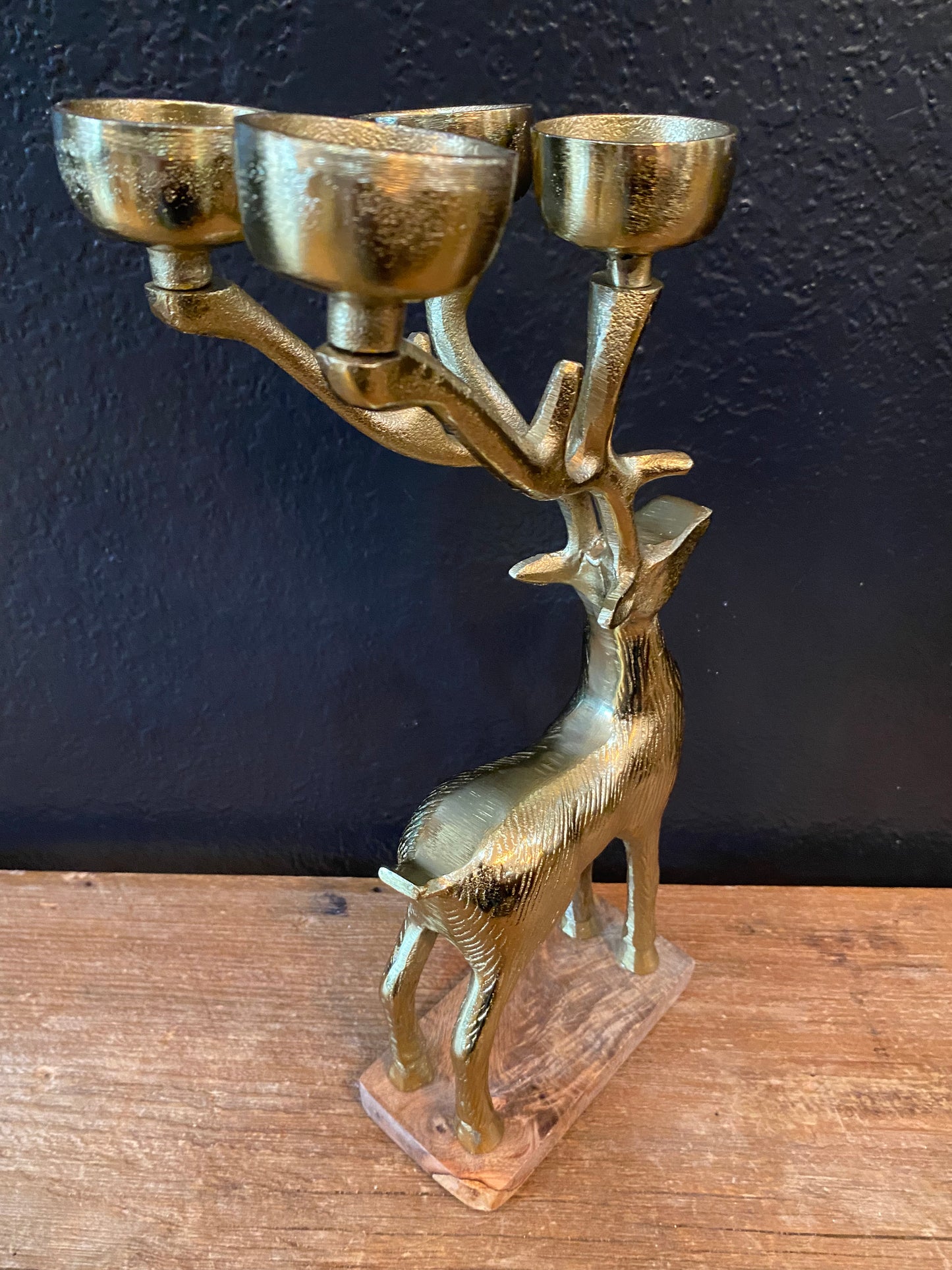 Gold Deer Candelabra