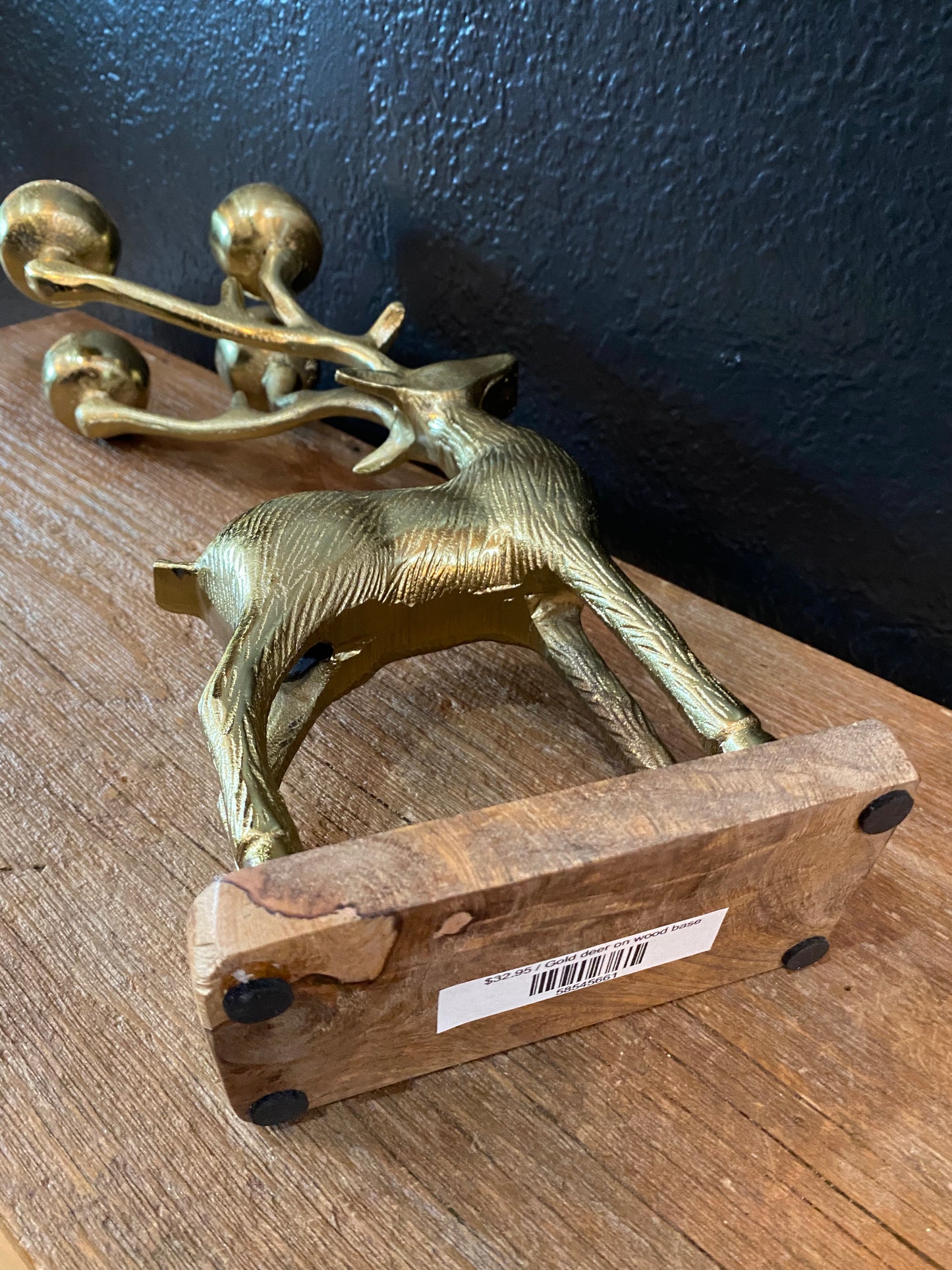 Gold Deer Candelabra