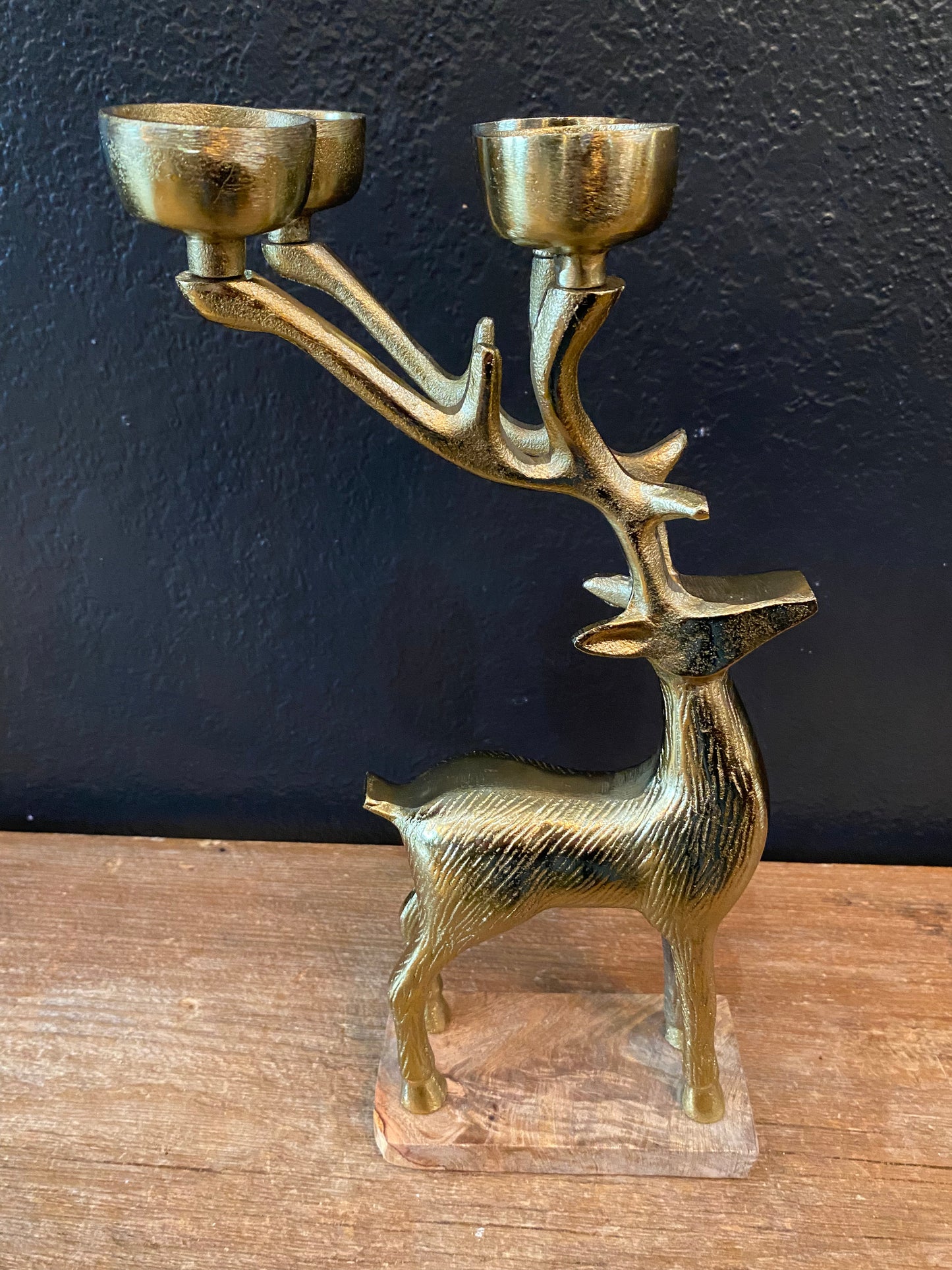 Gold Deer Candelabra