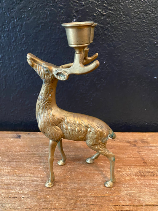 Brass Buck Candelabra