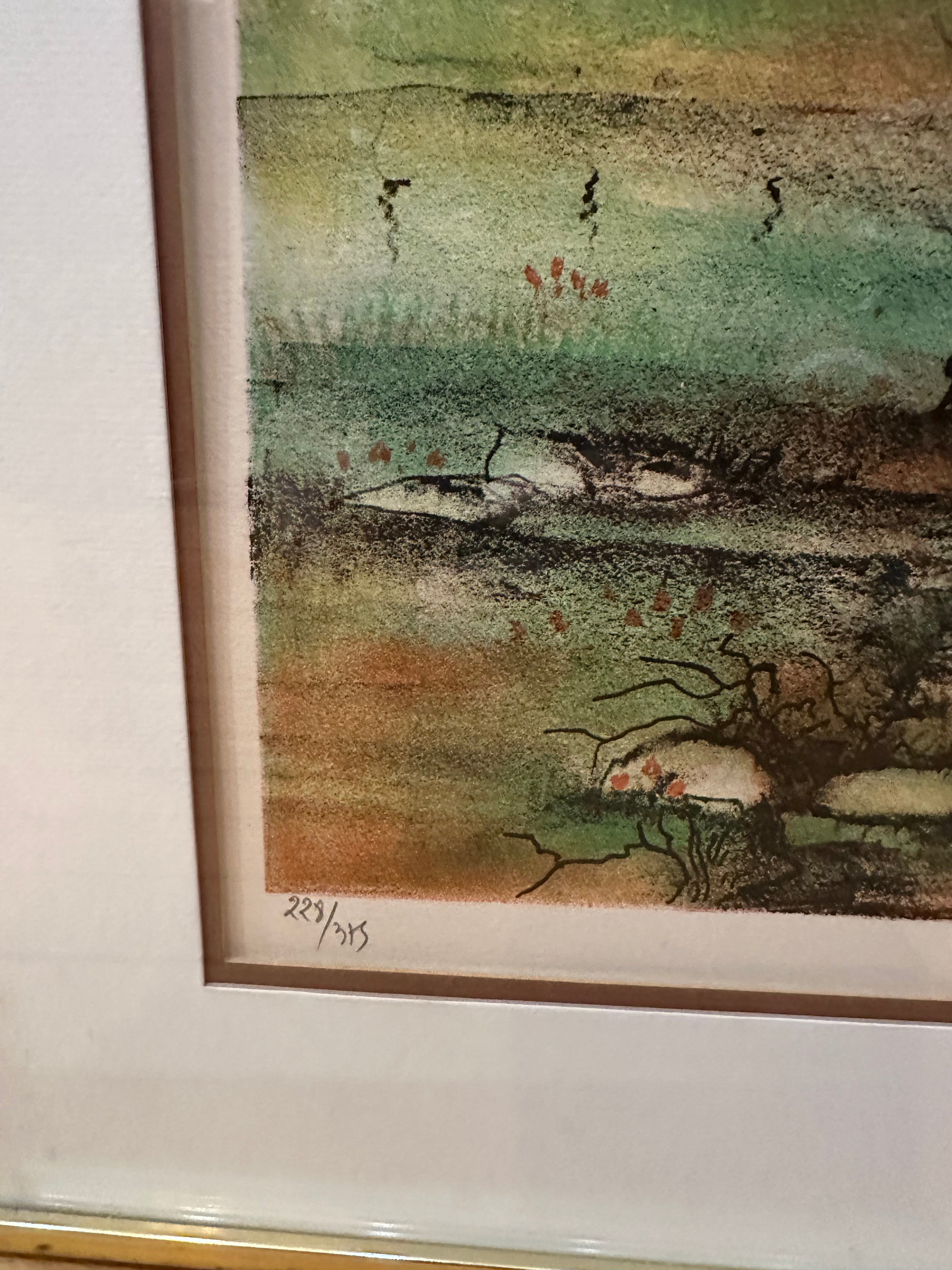 Lithograph Print Signed Rivera