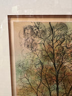 Lithograph Print Signed Rivera