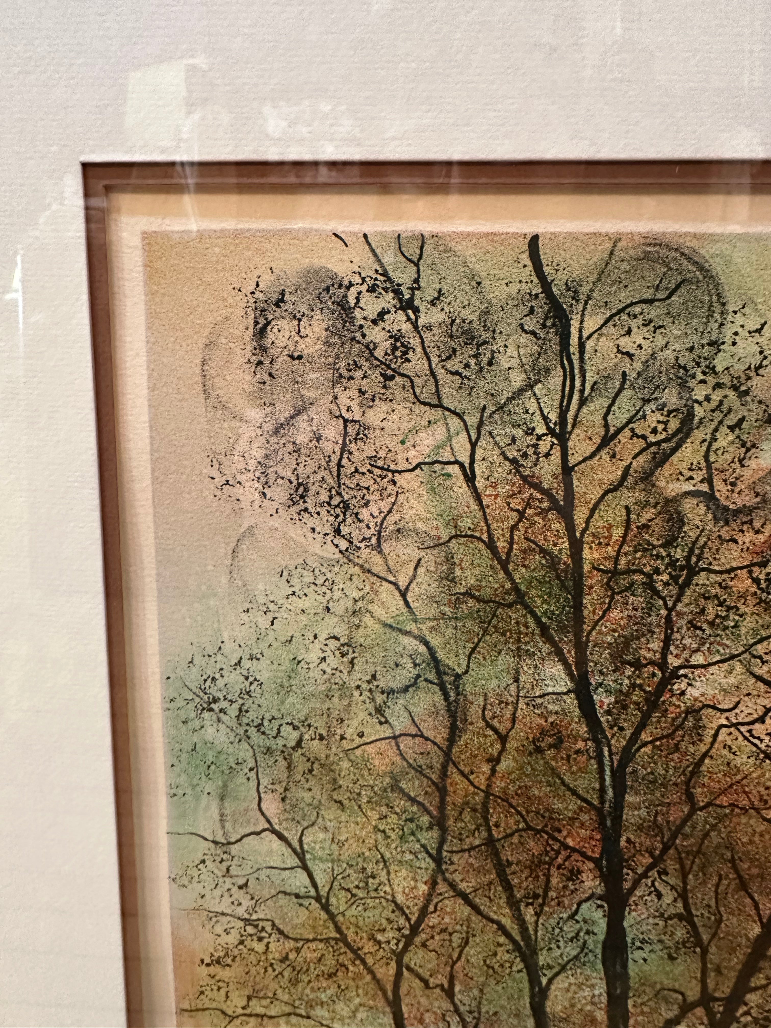 Lithograph Print Signed Rivera