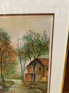 Lithograph Print Signed Rivera