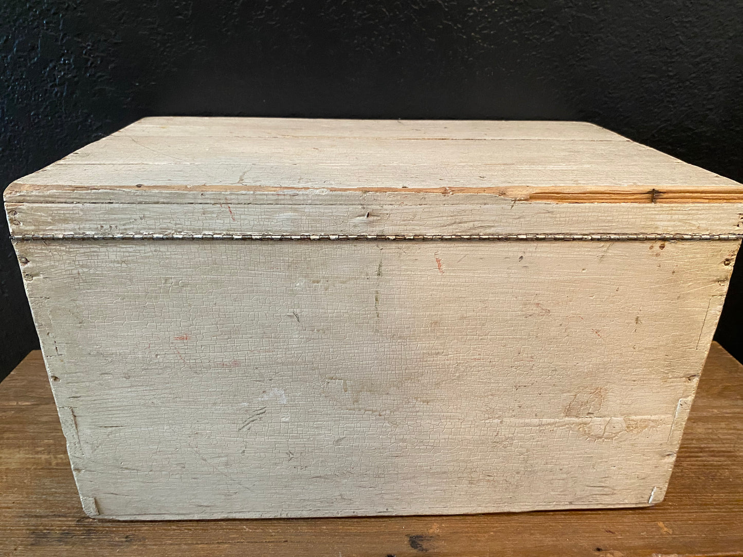 White Wooden Box