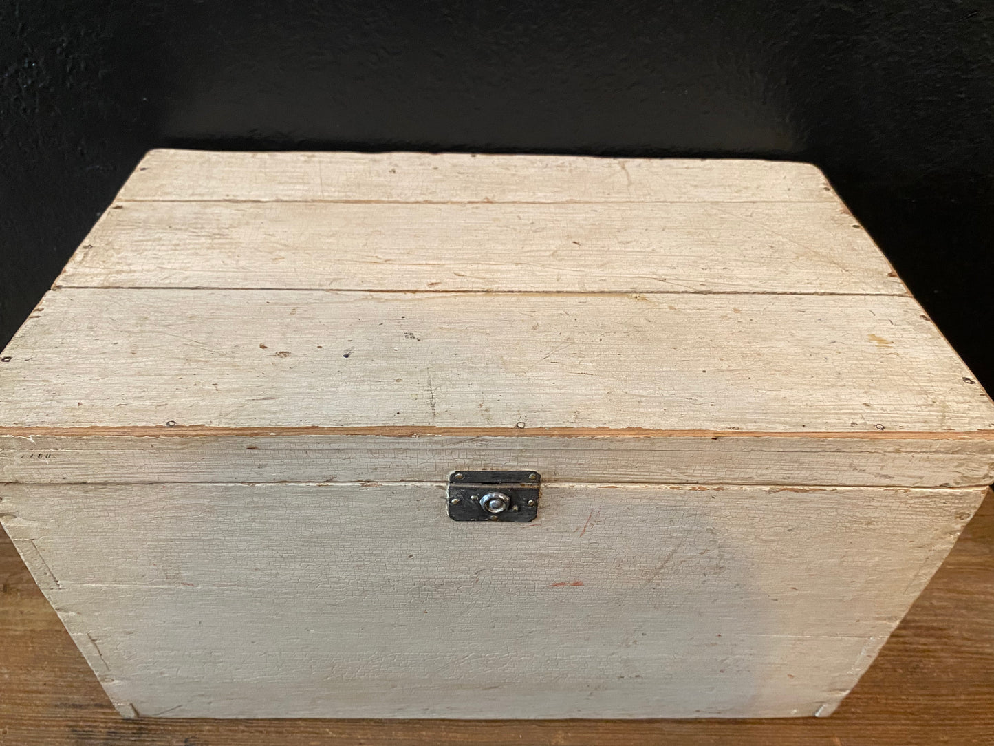 White Wooden Box