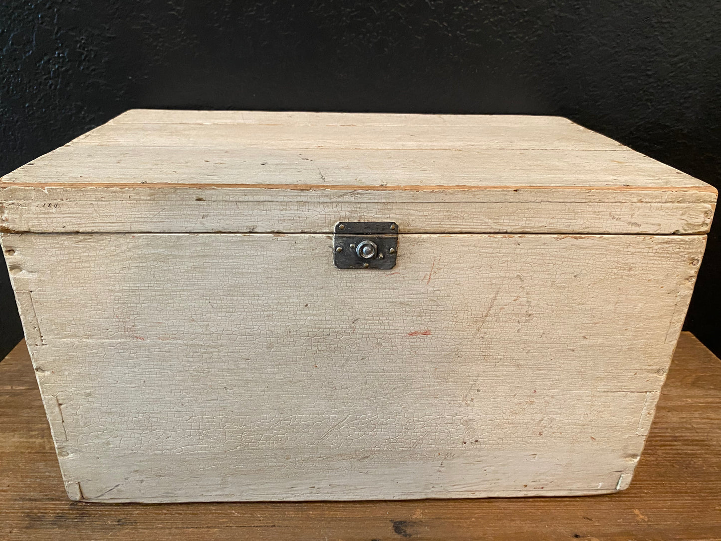 White Wooden Box