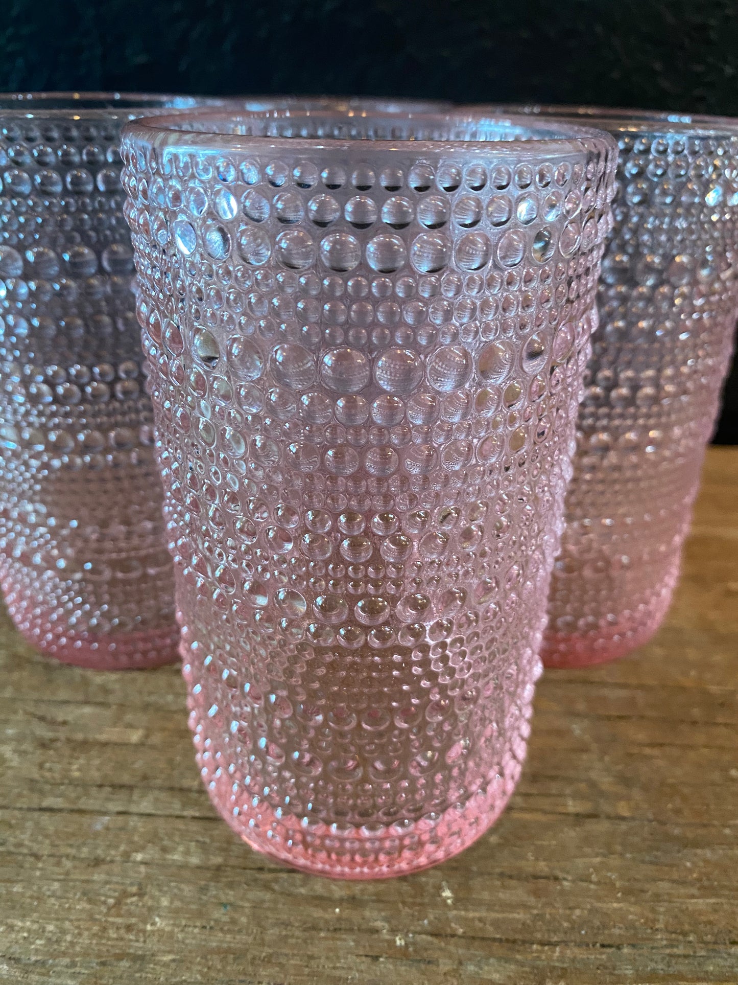 Pink Halo Glasses | Tall | Set Of Four