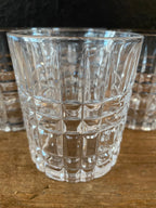 Mikasa Rocks Glasses | Plaid Pattern | Set Of Four