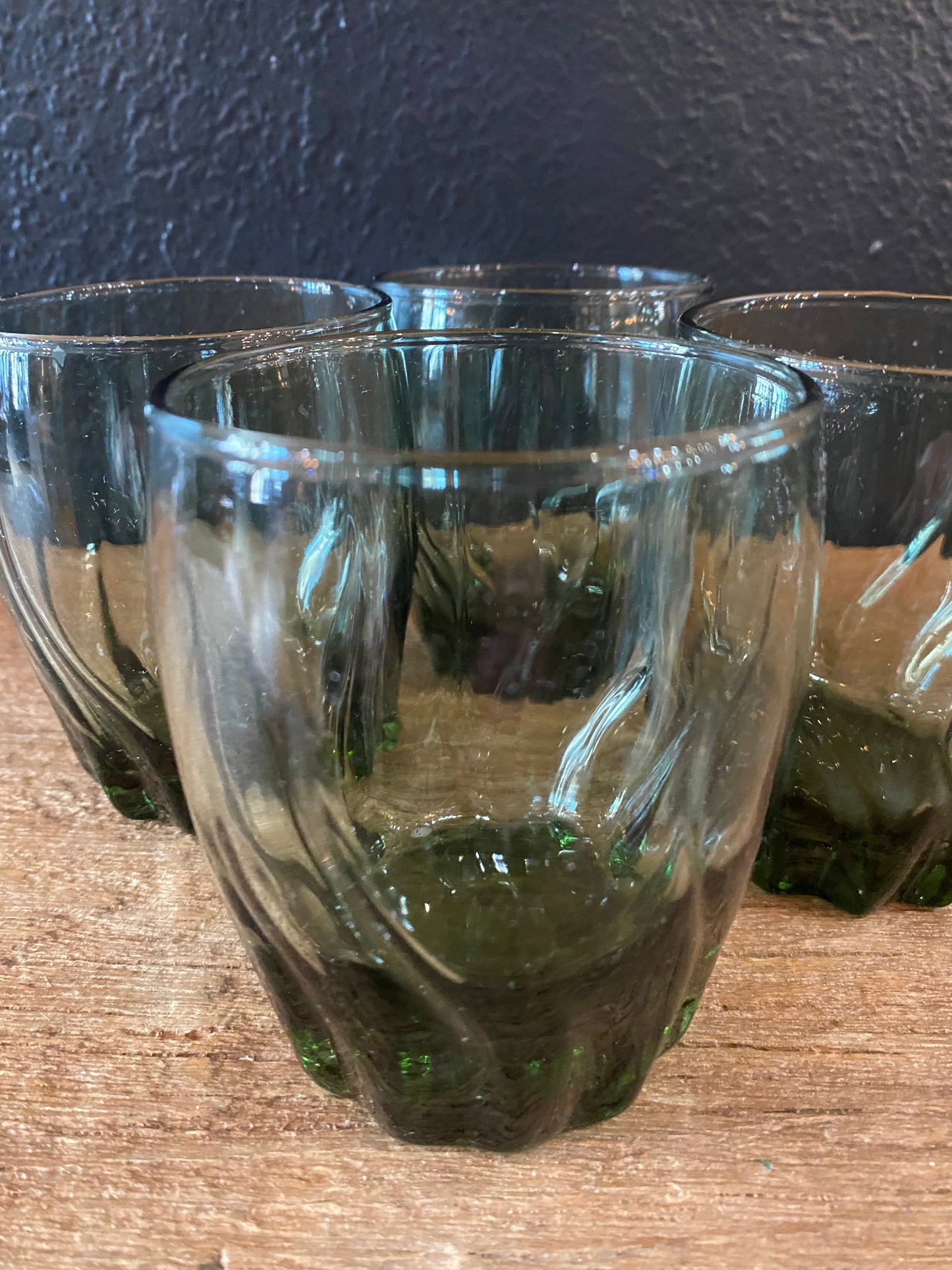 Green Rocks Glasses | Set Of Four