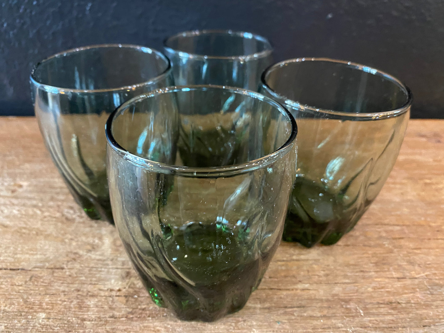 Green Rocks Glasses | Set Of Four