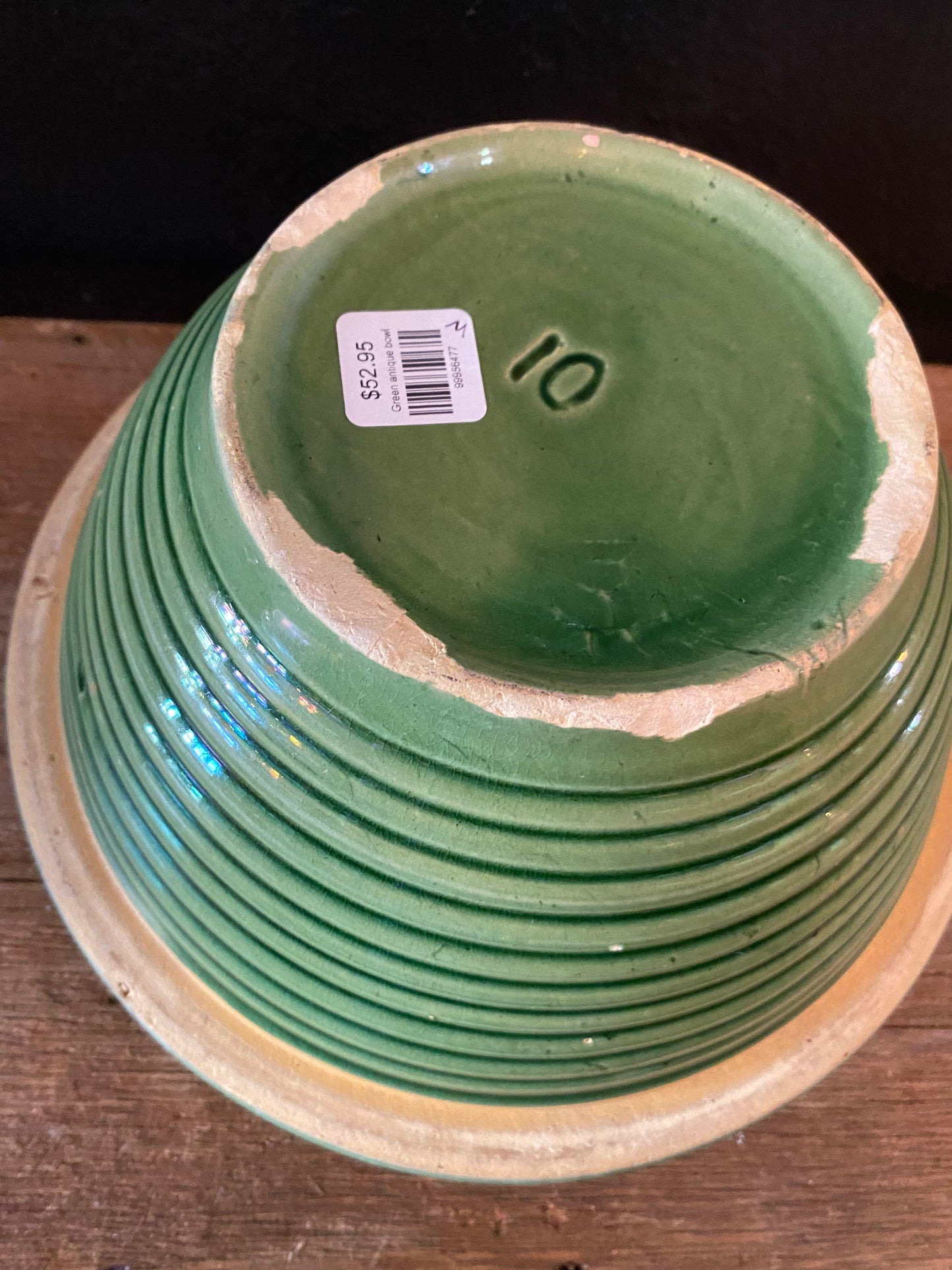 Green Antique Bowl