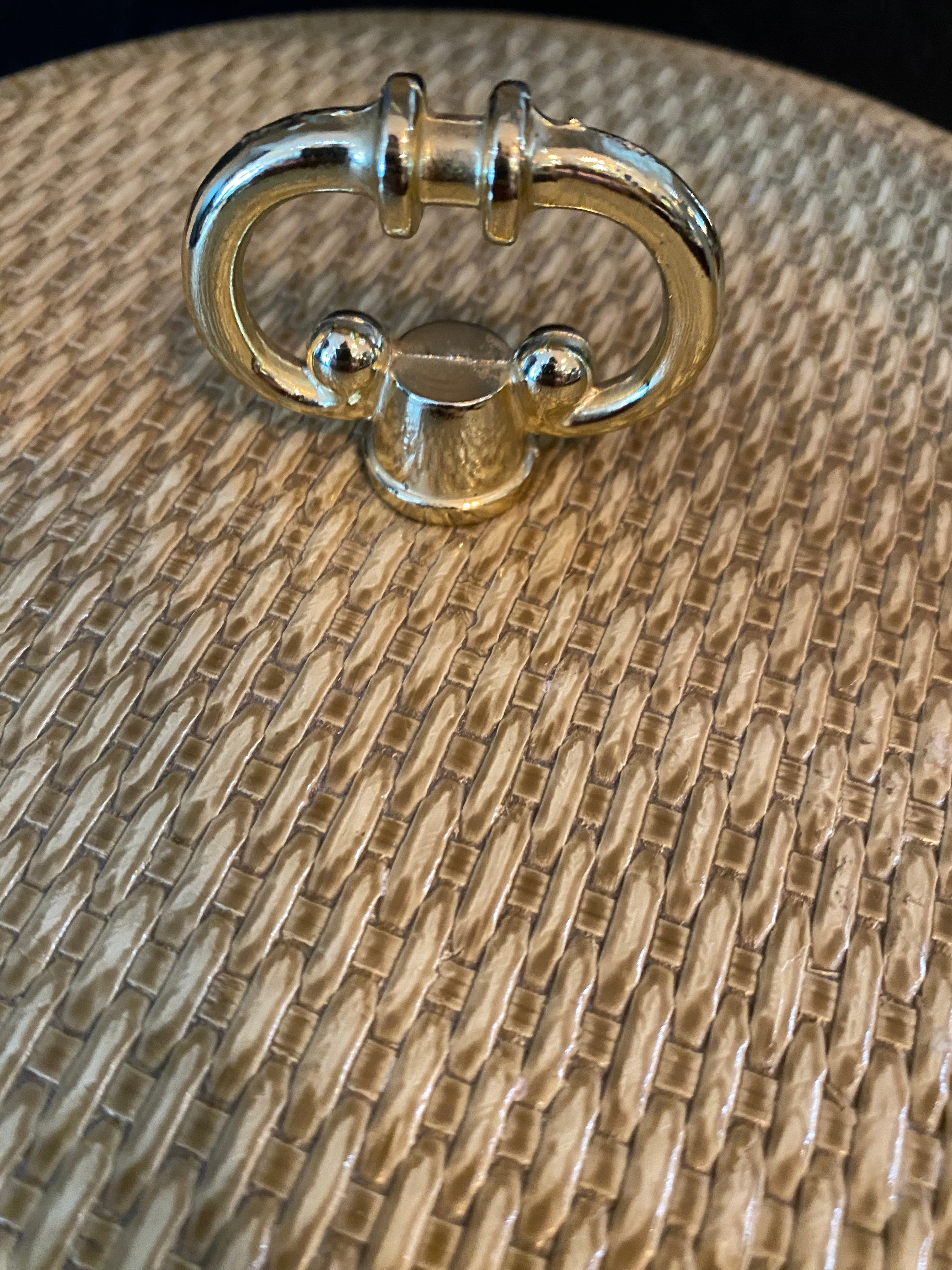Basket Weave Ice Bucket