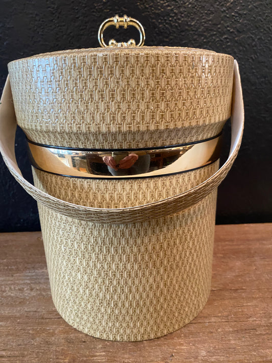 Basket Weave Ice Bucket