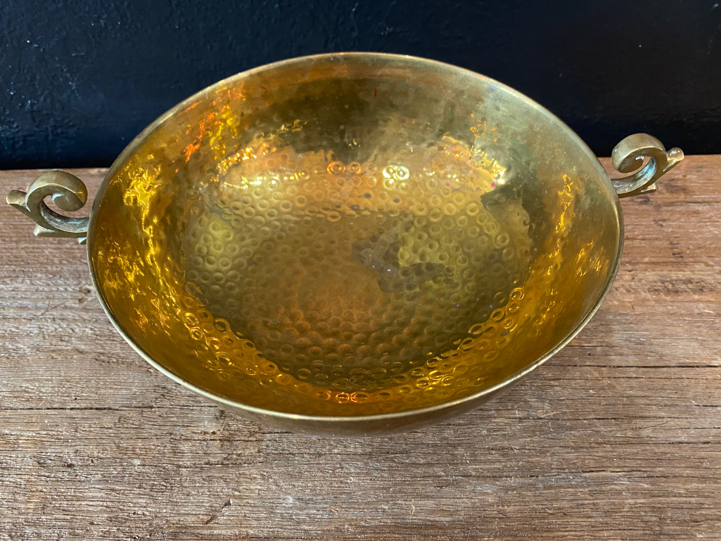 Brass Pedestal Bowl