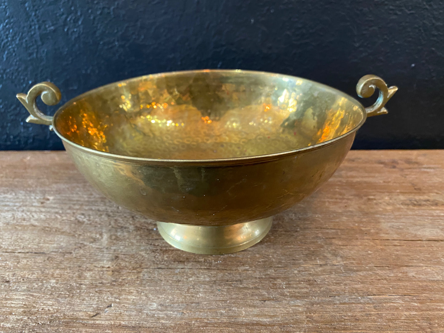 Brass Pedestal Bowl