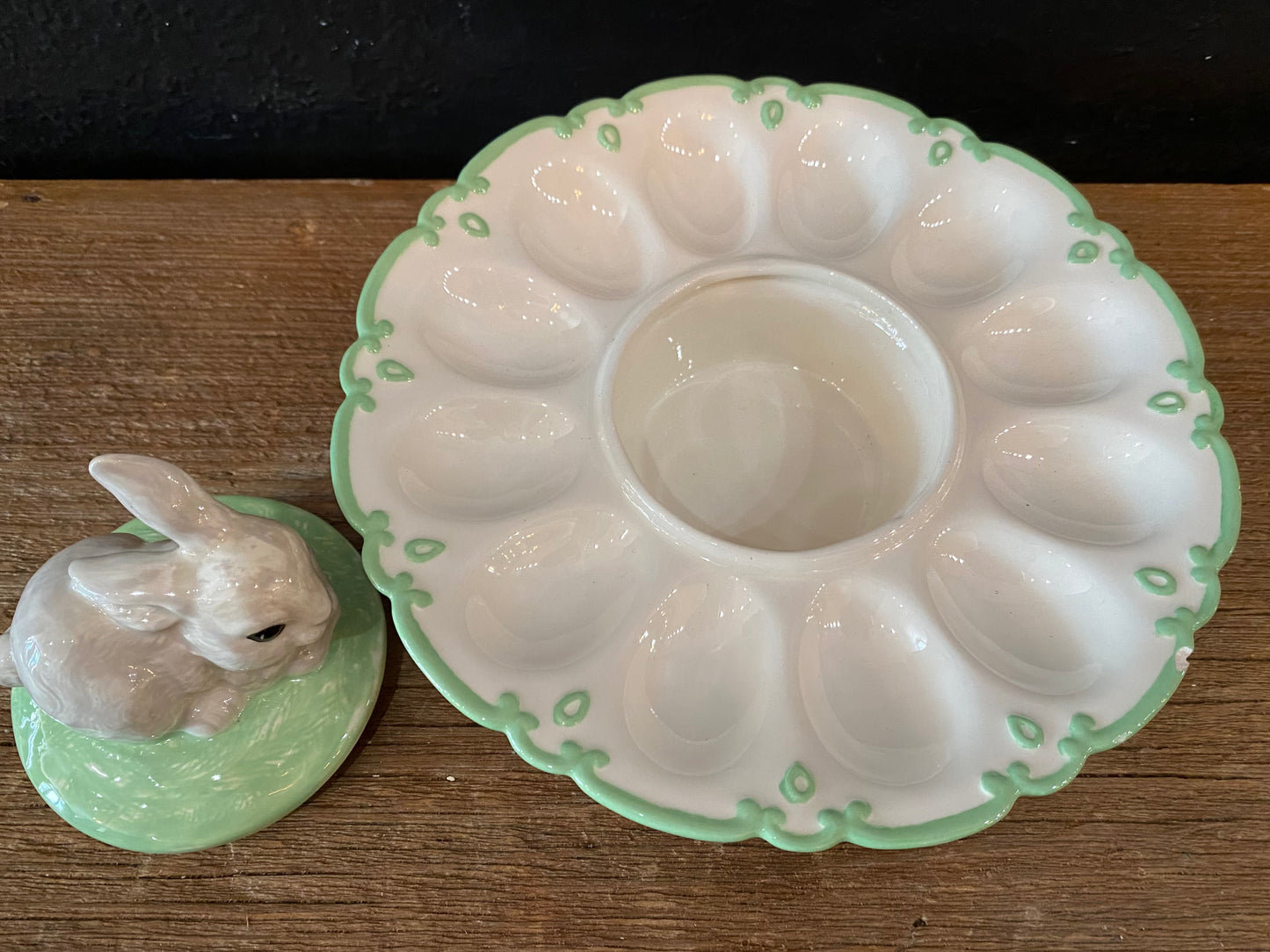 Bunny Egg Plate