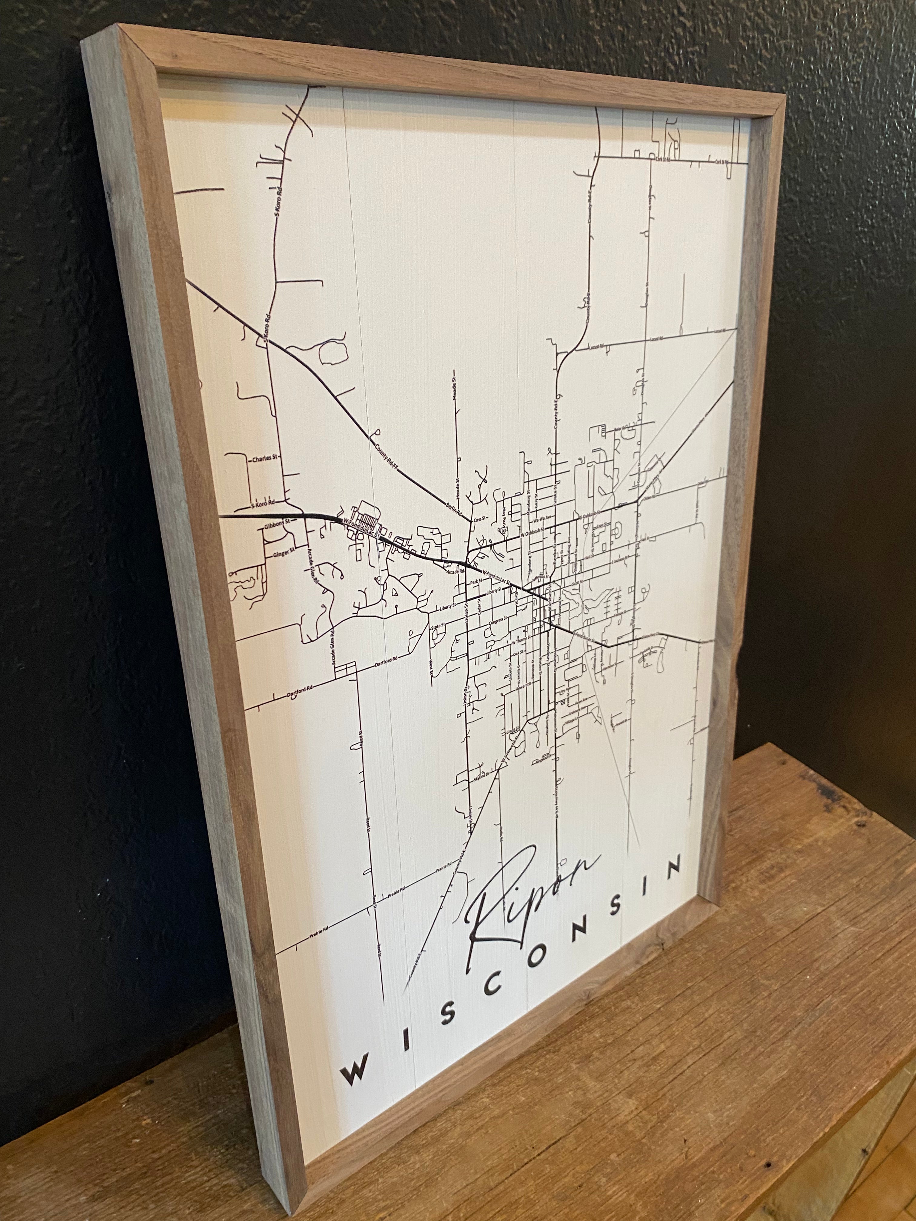 Framed Ripon, WI Print
