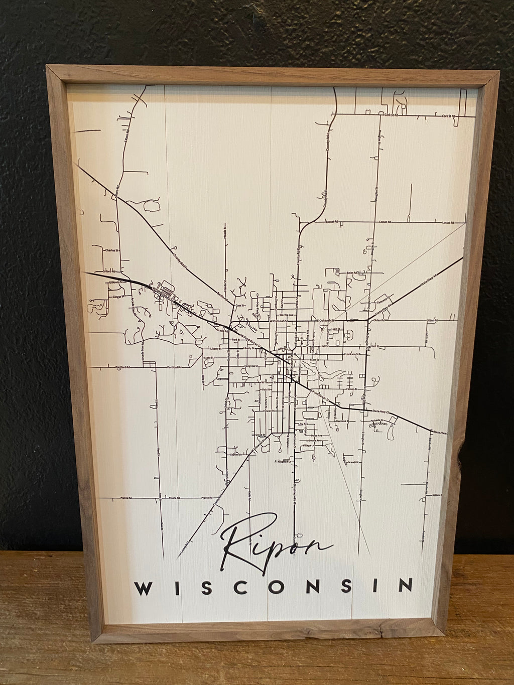 Framed Ripon, WI Print