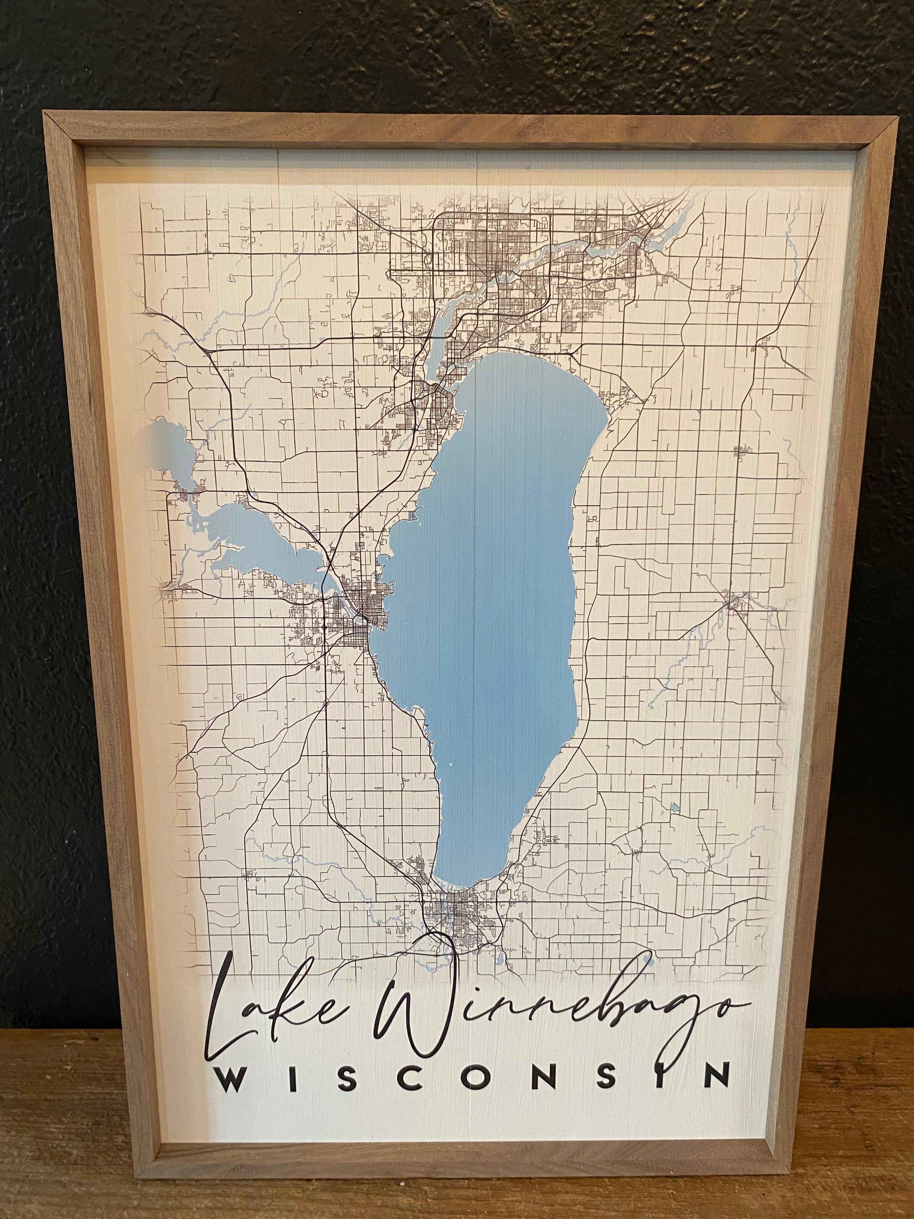 Framed Lake Winnebago Print