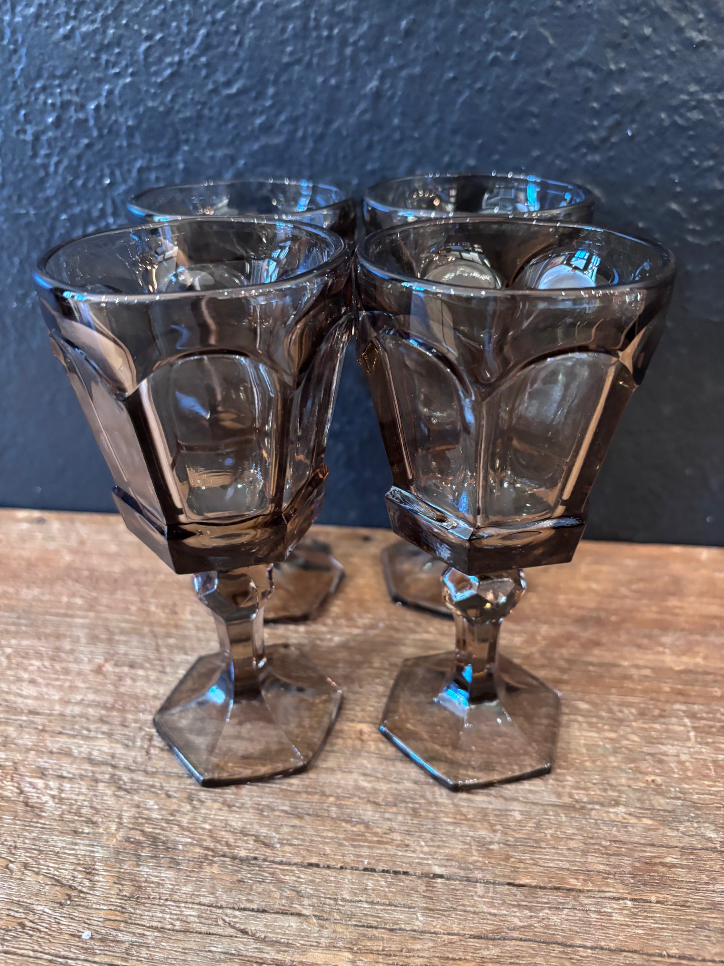 Vintage Fostoria Virginia Goblets | Set of 4
