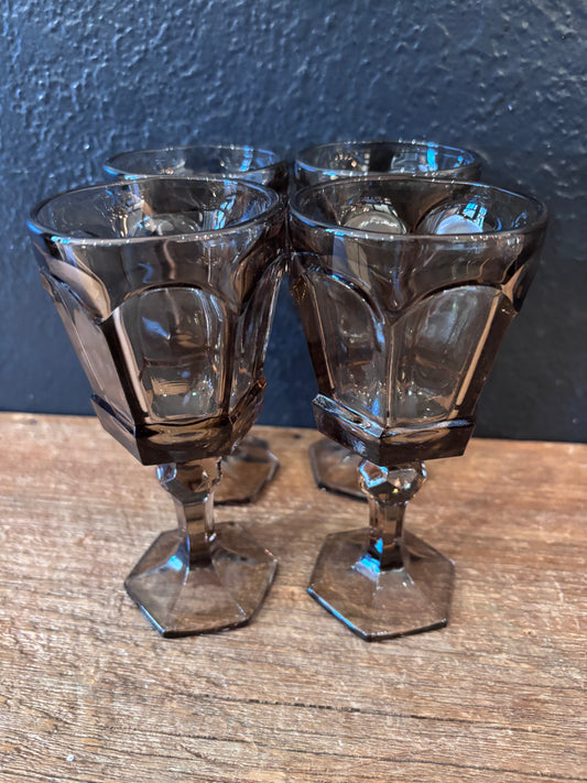 Vintage Fostoria Virginia Goblets | Set of 4