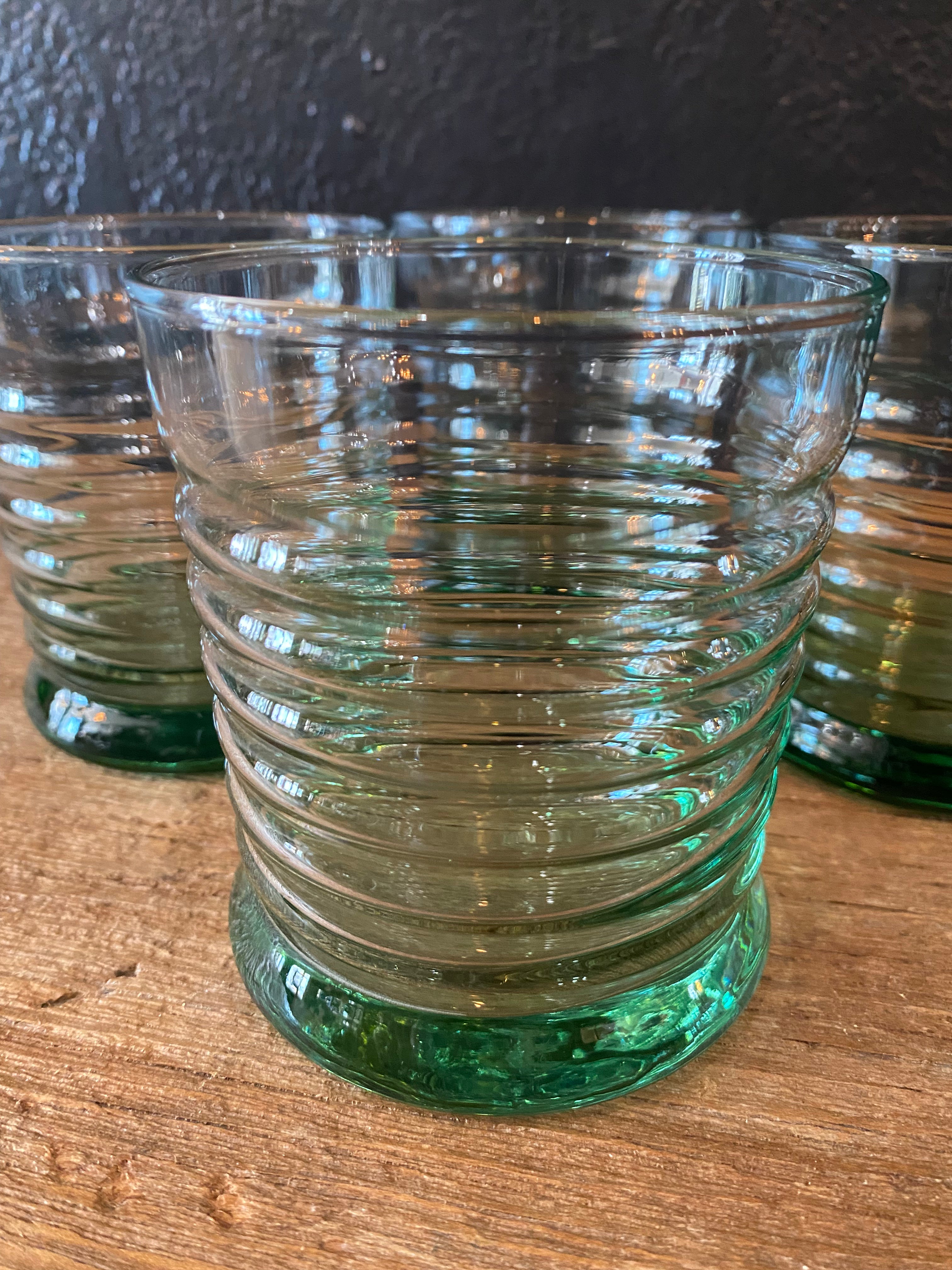 Green Rocks Glasses | Set Of Four