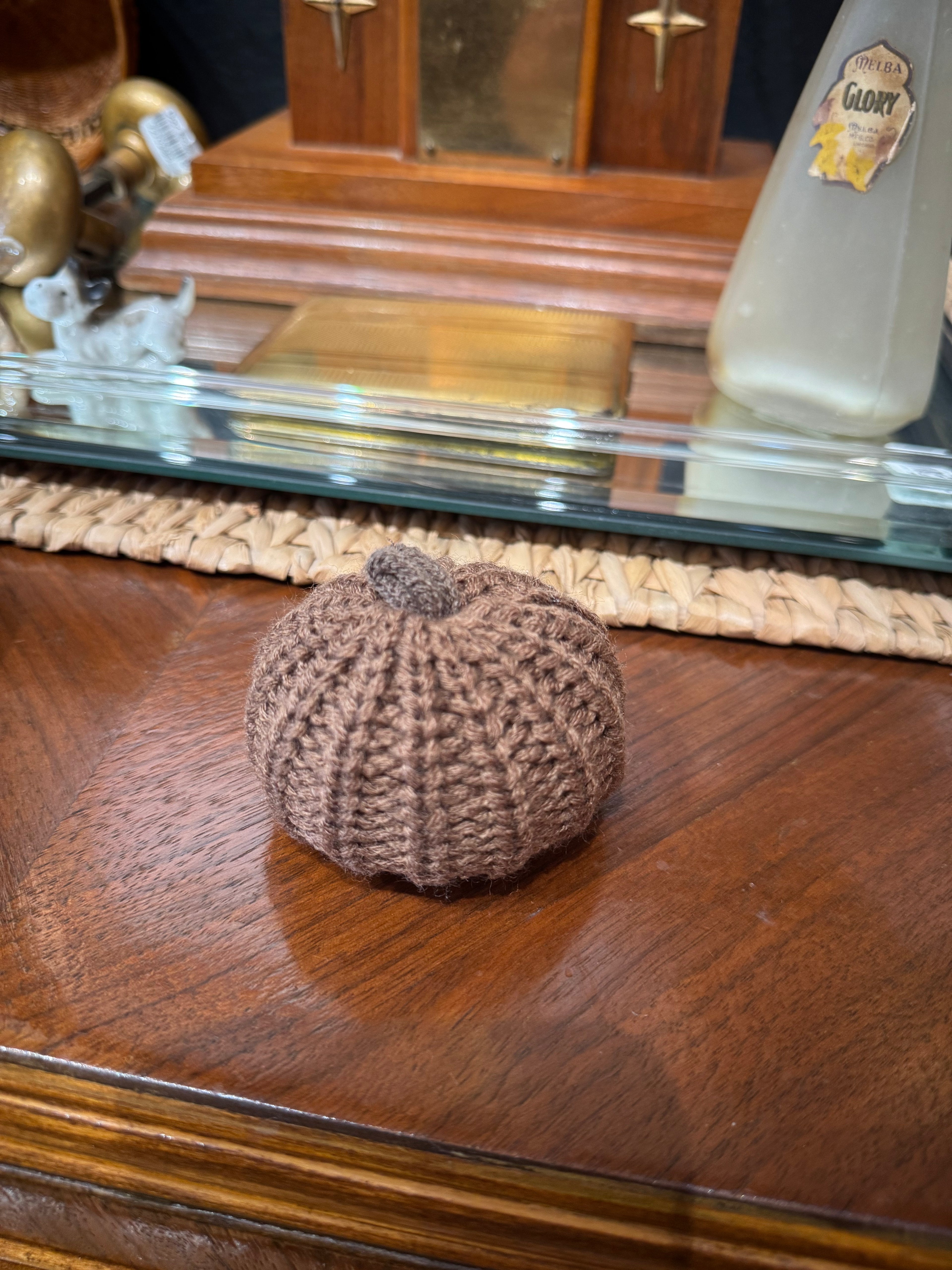 Mini Knit Pumpkins