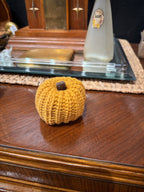 Mini Knit Pumpkins