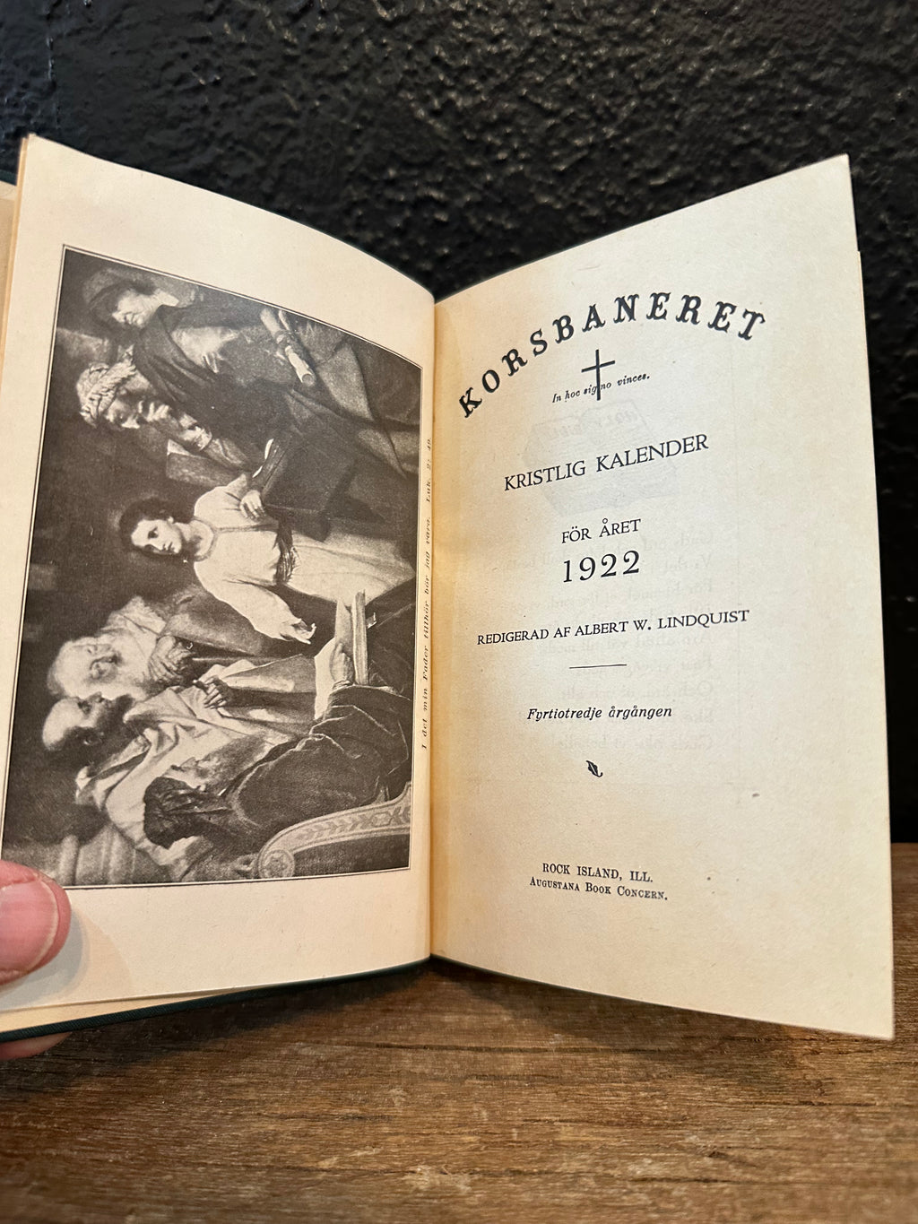 1922 Swedish Book The Crucifixion