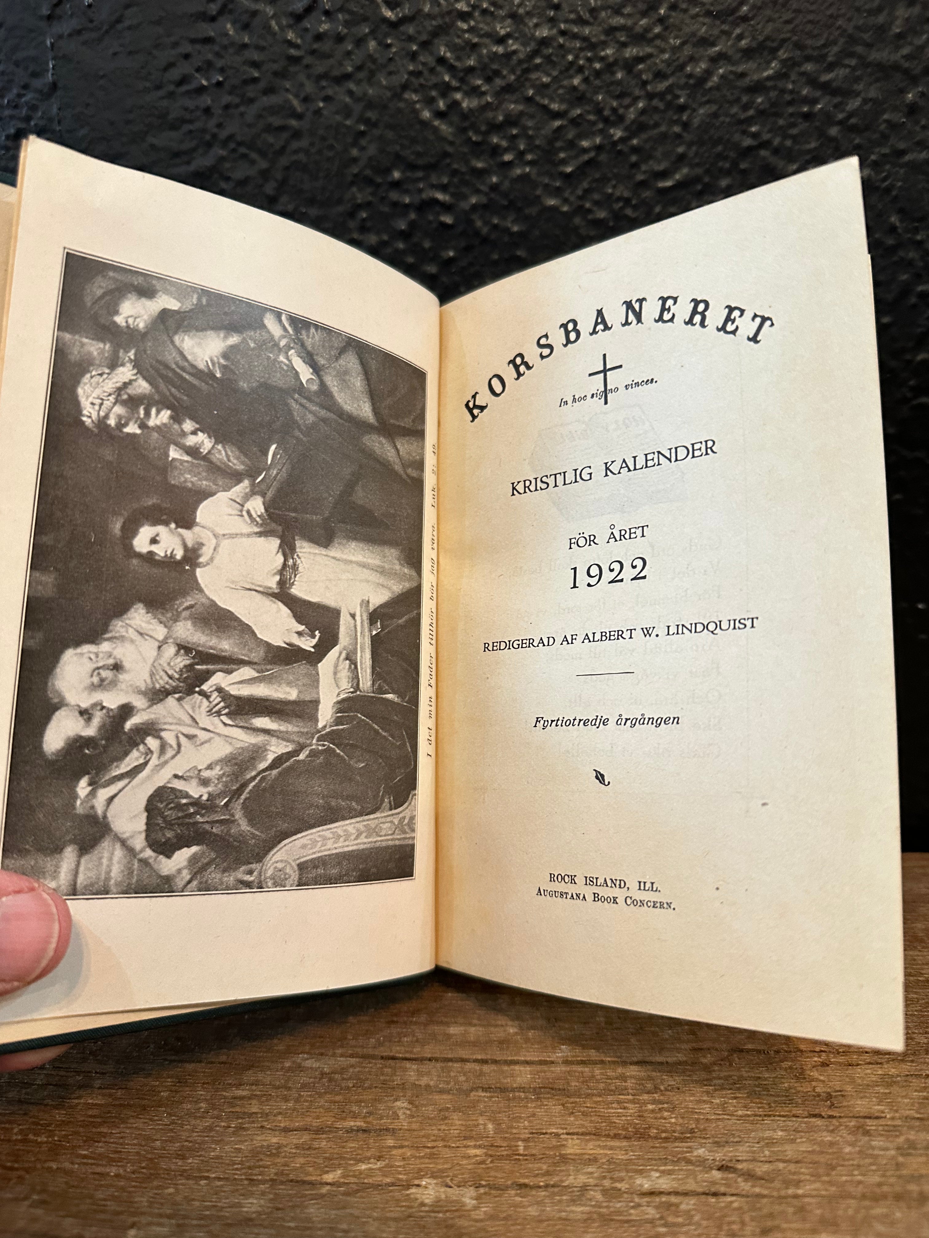 1922 Swedish Book The Crucifixion