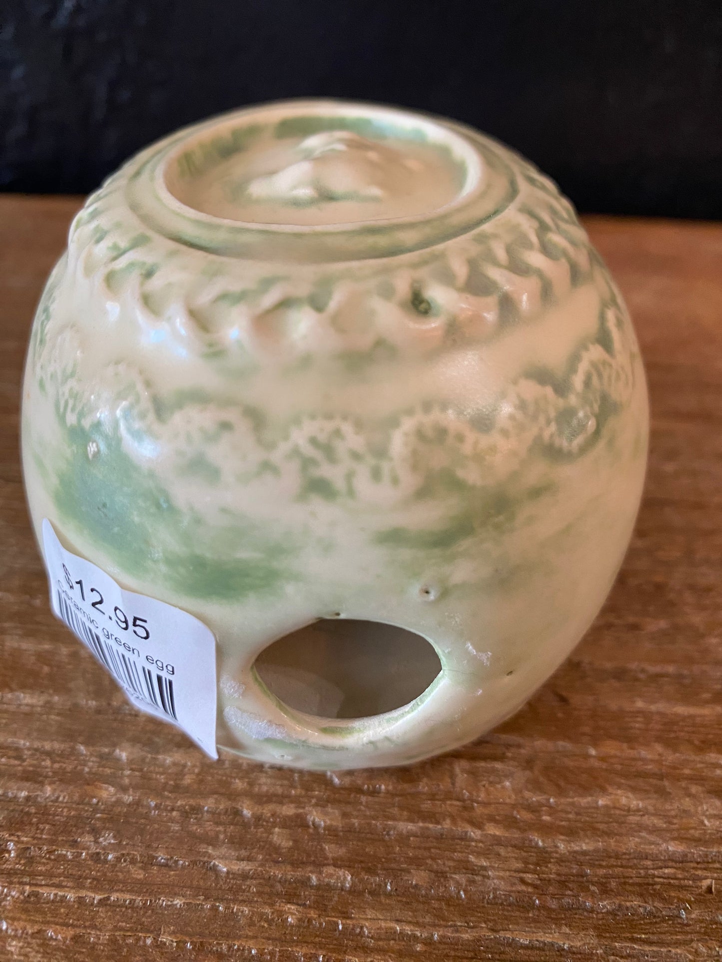 Ceramic Green Egg