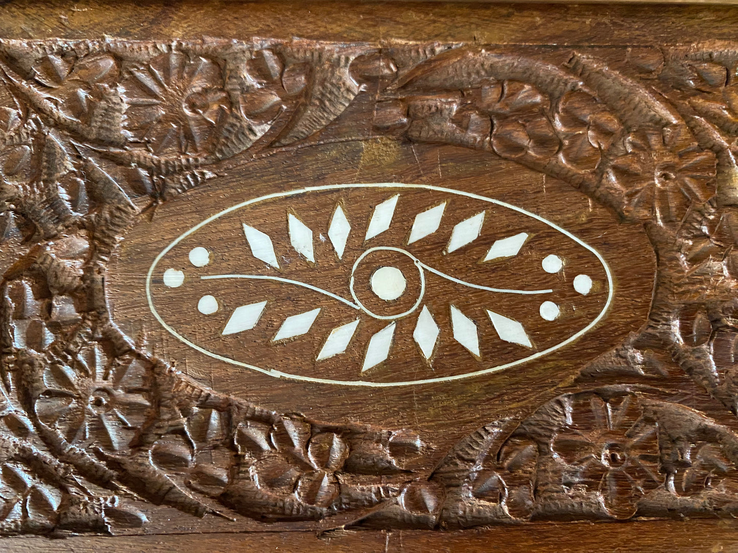 Carved Wood Box