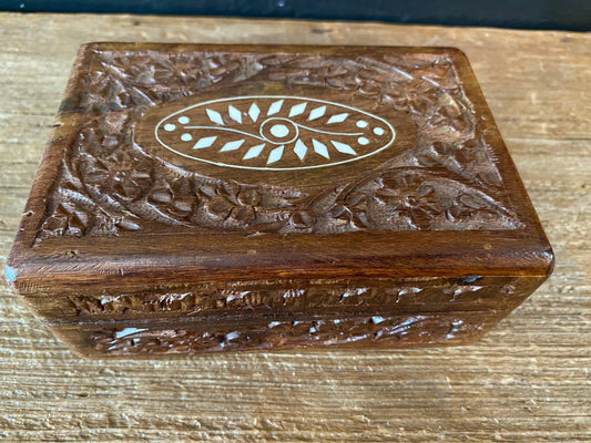 Carved Wood Box