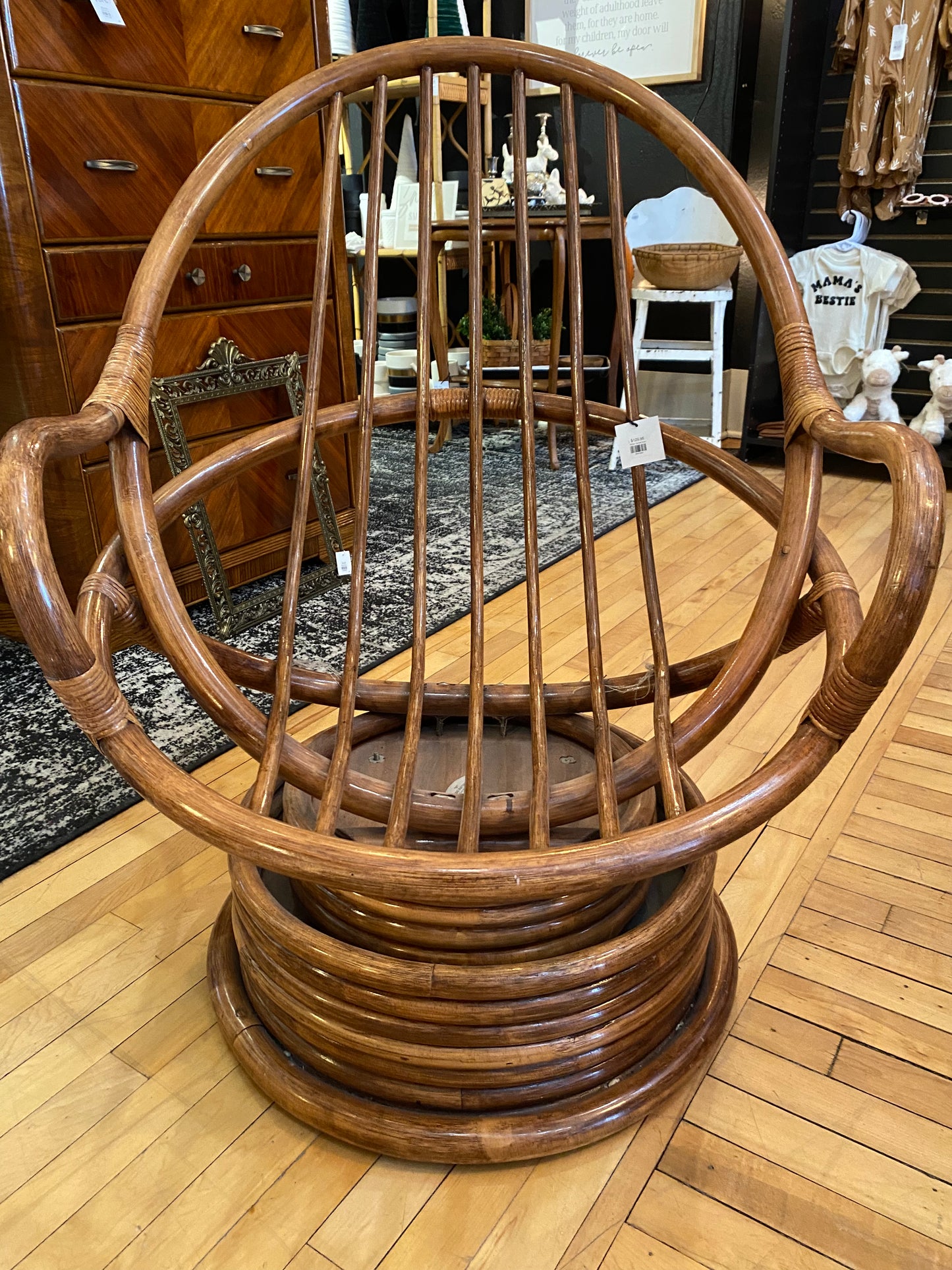 Rattan Swivel Chair