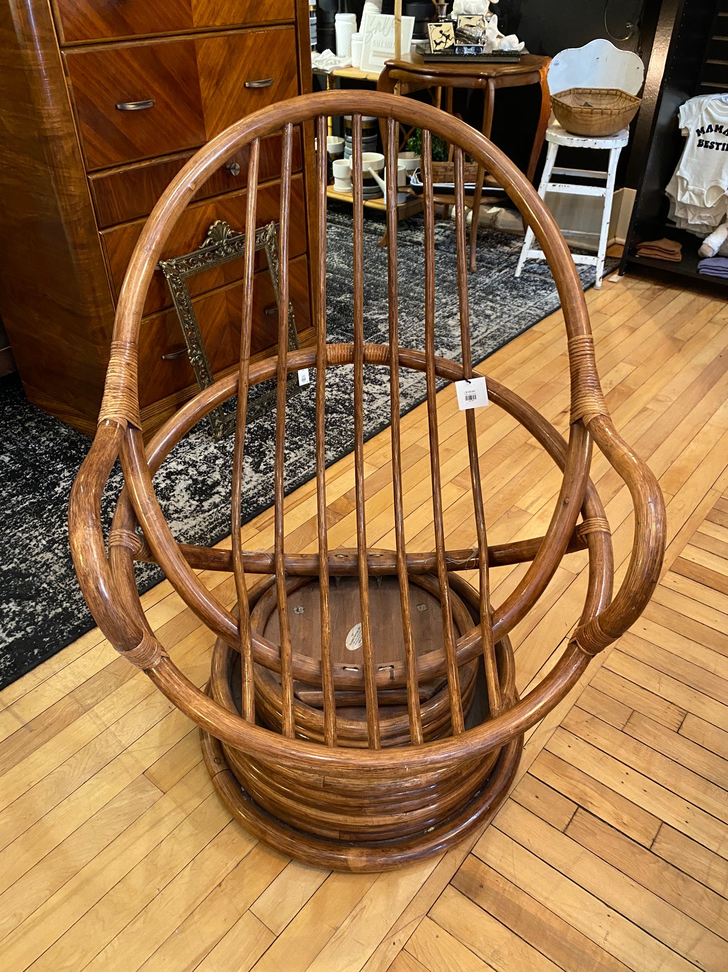 Rattan Swivel Chair