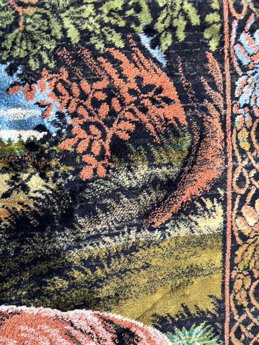 Vintage Italian Deer Tapestry