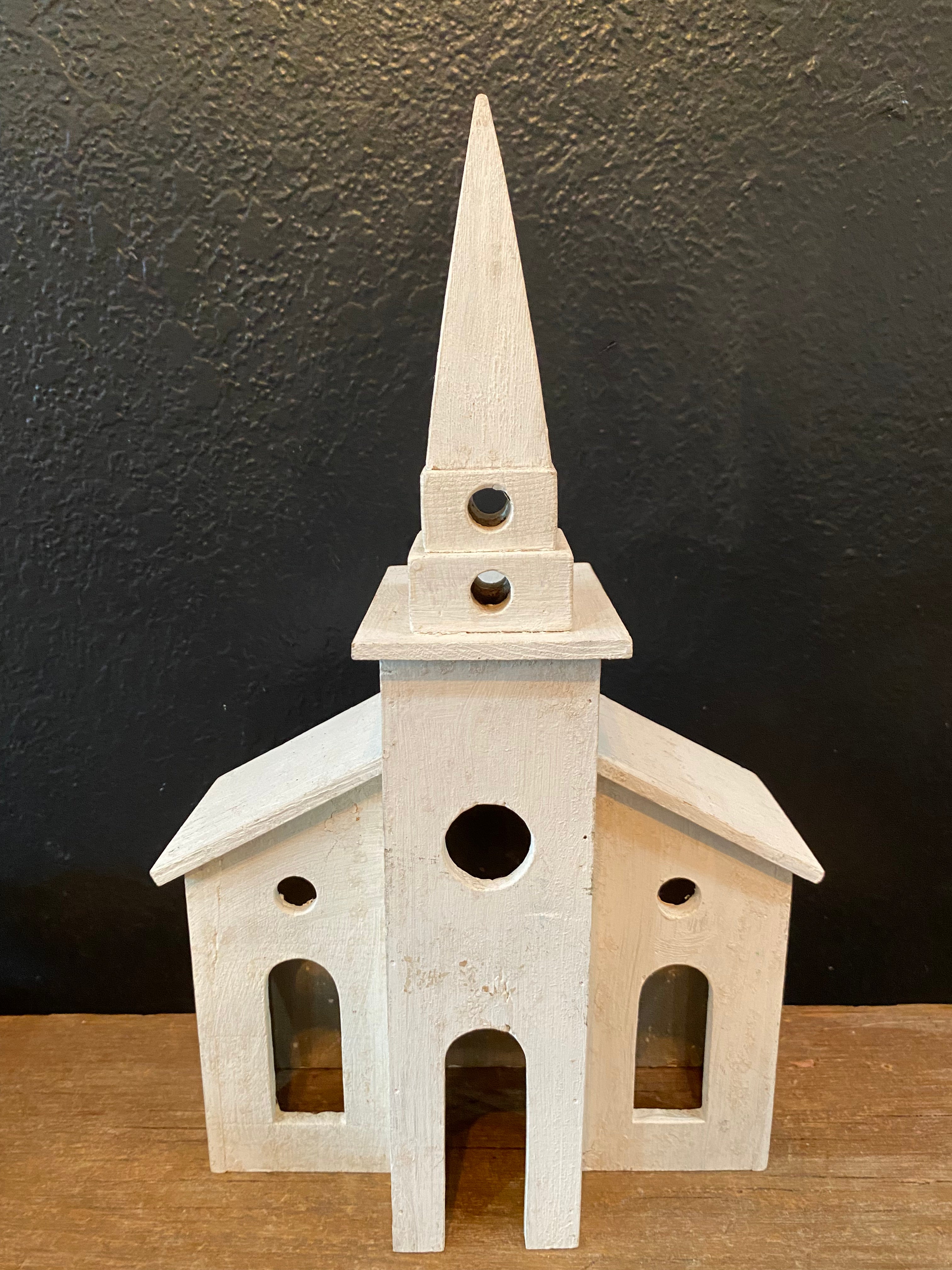 Whitewashed Wooden Church