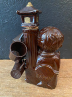 “Bartender” Decanter With Four Shot Glasses