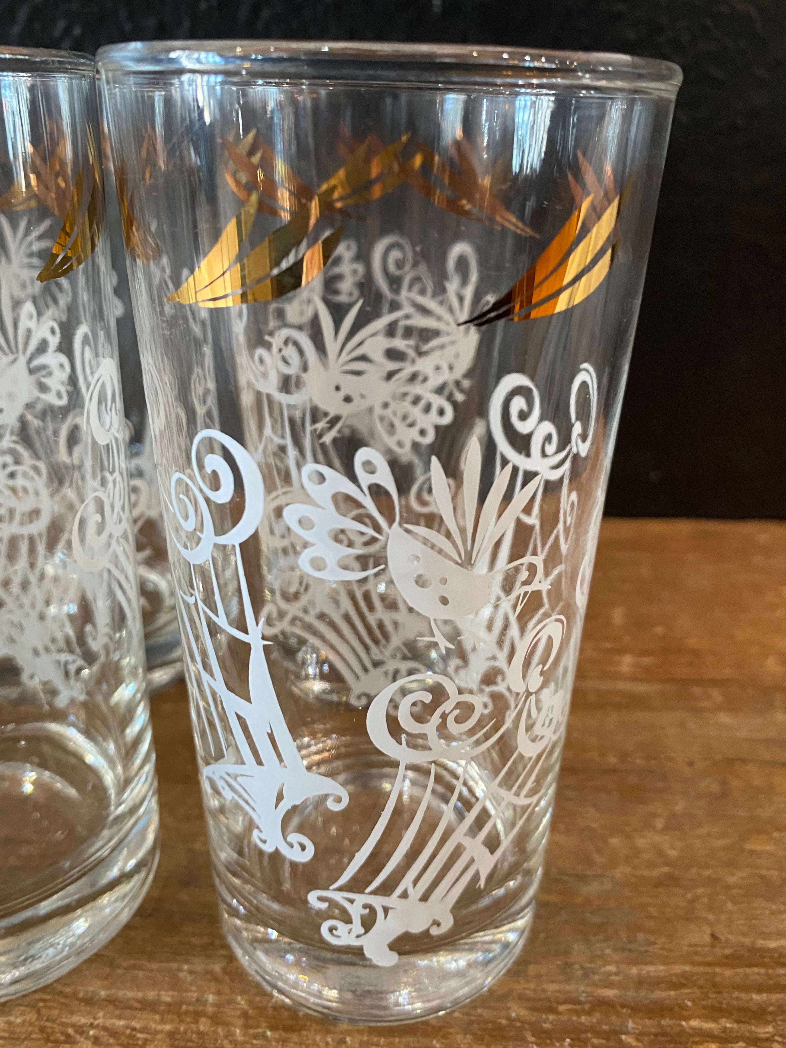 Fancy Highball Glasses | Set Of Six